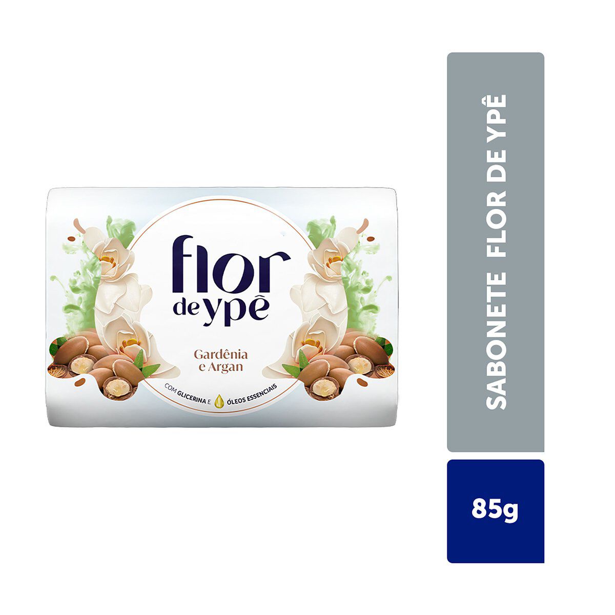 Sabonete em Barra Gard&ecirc;nia e Argan Flor de Yp&ecirc; 85g