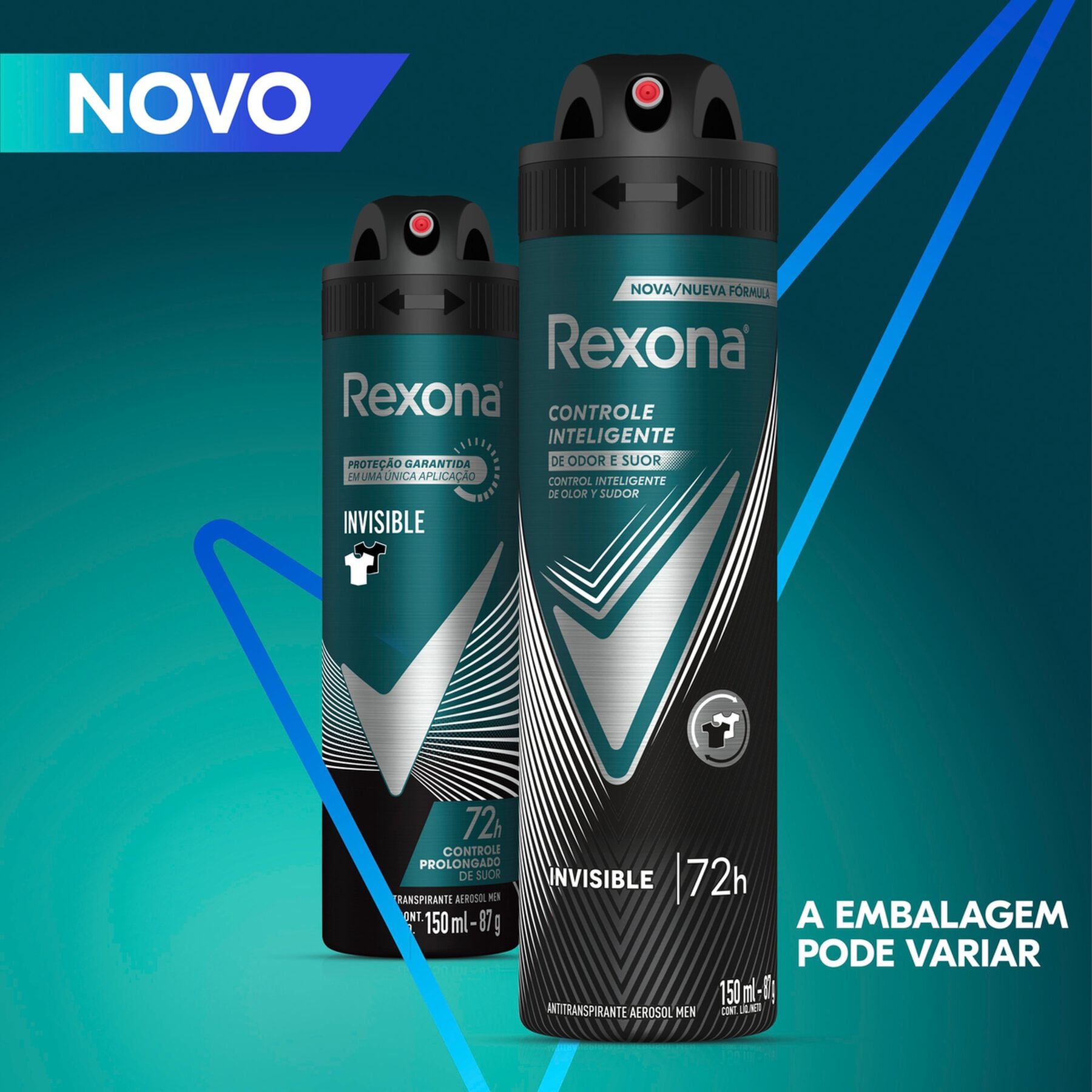 Antitranspirante Rexona Men Invisible 150ml&nbsp;