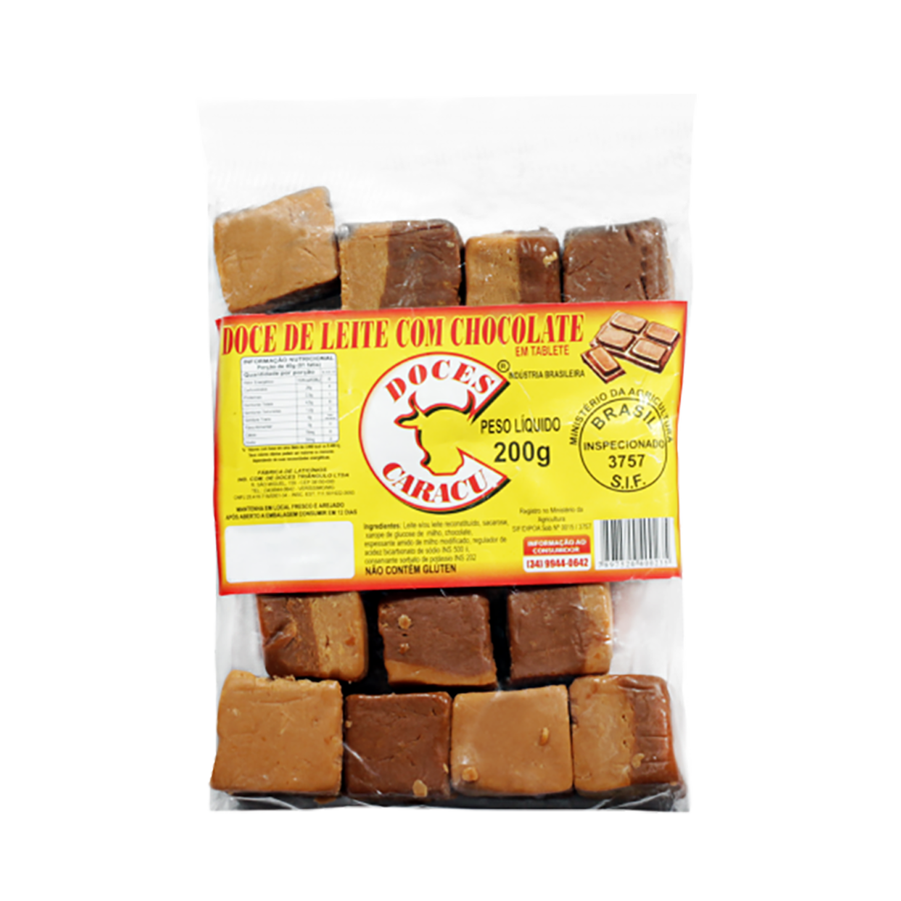 Doce Leite Com Chocolate Caracu 200g