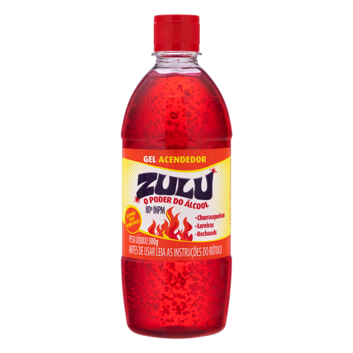 Gel Acendedor 80&deg; INPM Zulu Squeeze 420g