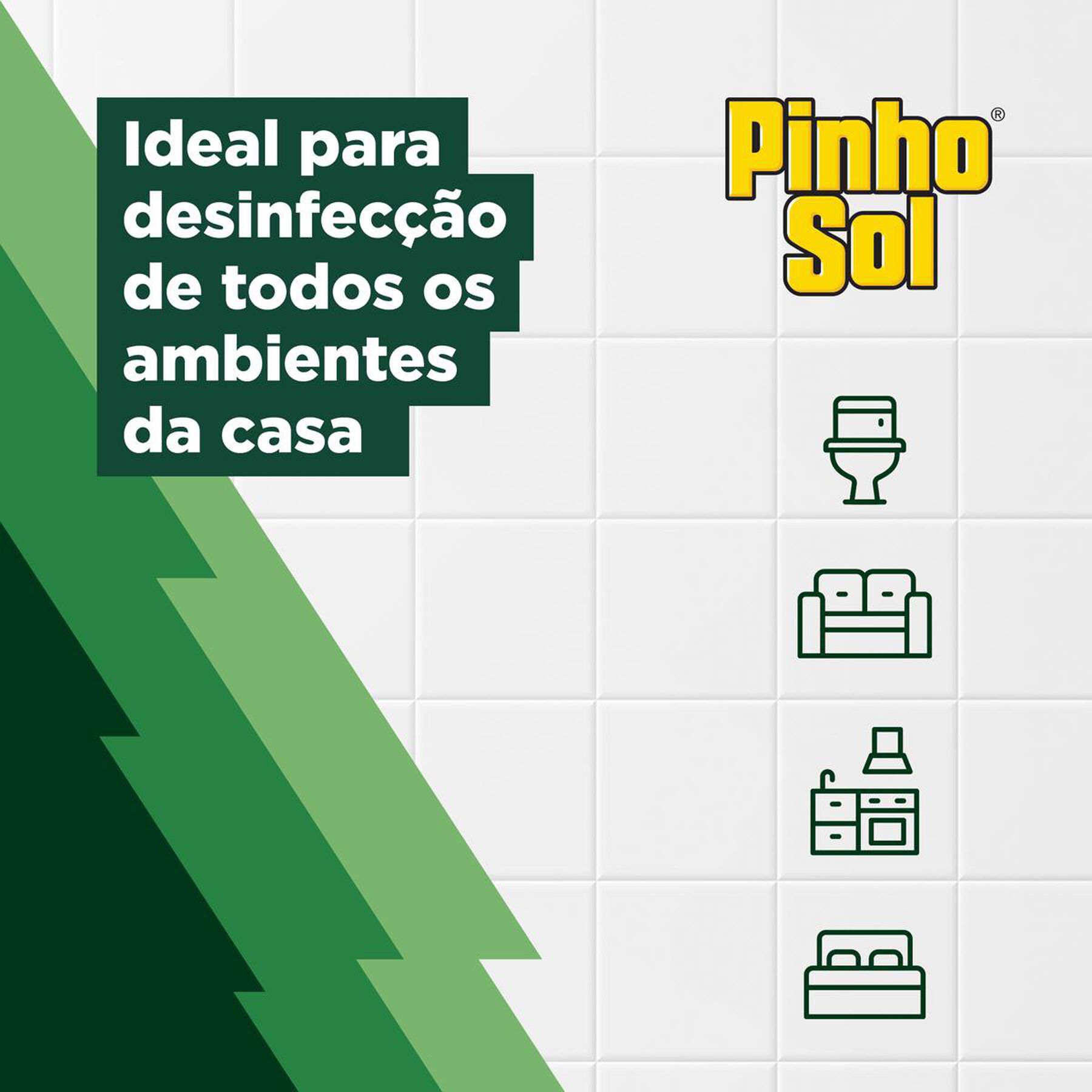 Desinfetante Uso Geral Limão Pinho Sol 500ml