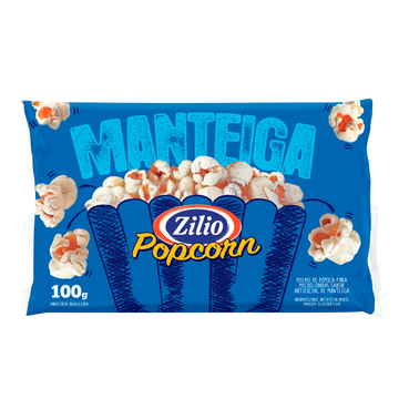 Pipoca para Micro-ondas Popcorn Manteiga Zilio 100g