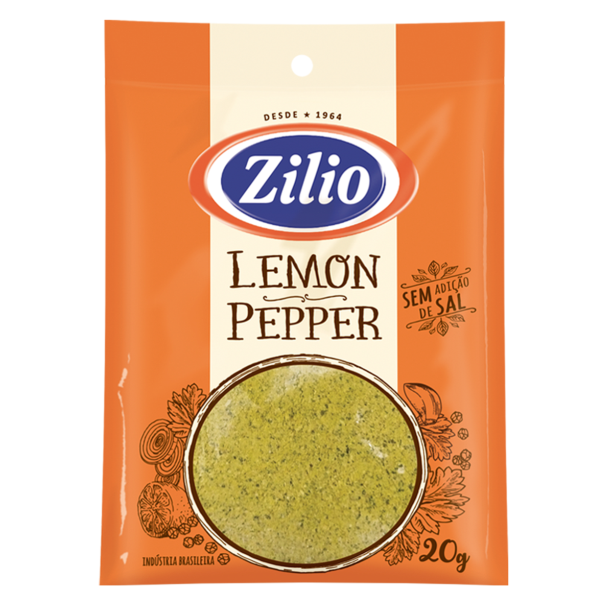 Tempero Lemon Pepper Zilio 20g