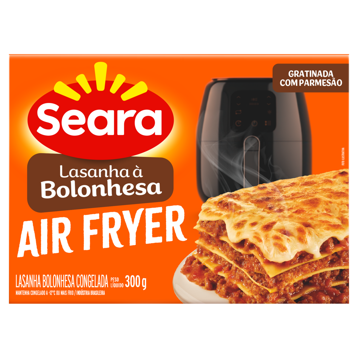 Lasanha &agrave; Bolonhesa Air Fryer Seara Caixa 300g