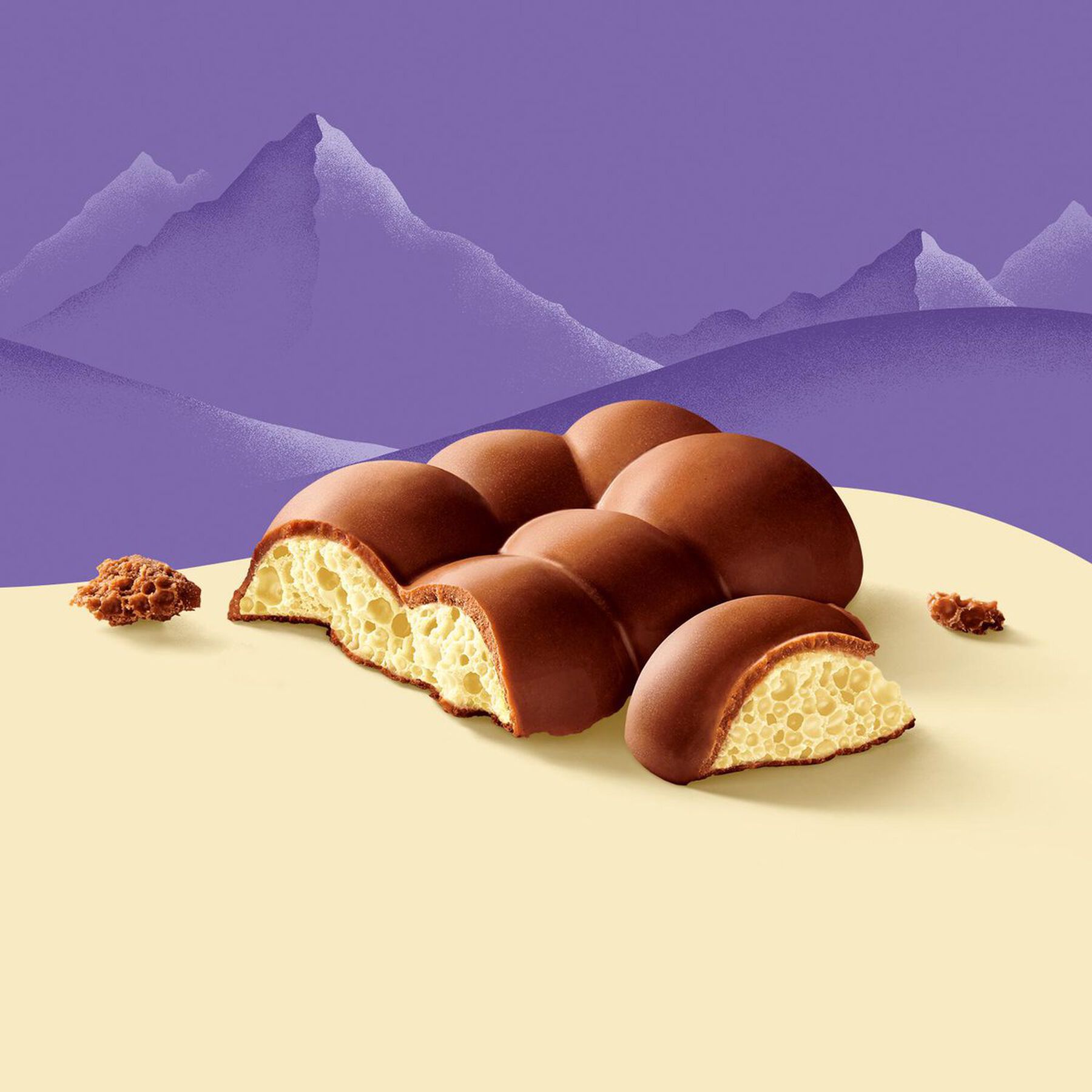 Barra de Chocolate Branco Bubbly Milka 95g
