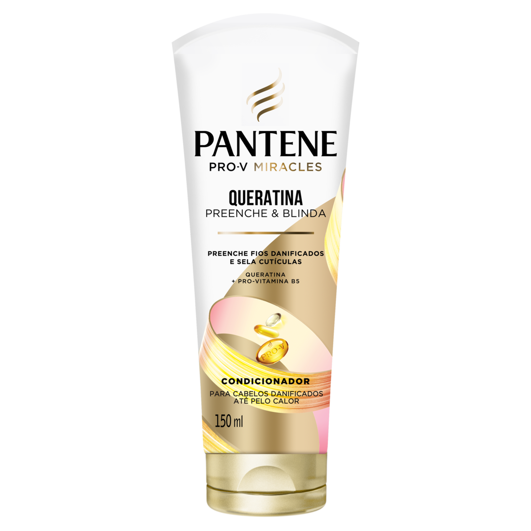 Condicionador Queratina Preenche e Blinda Pantene Bisnaga 150ml