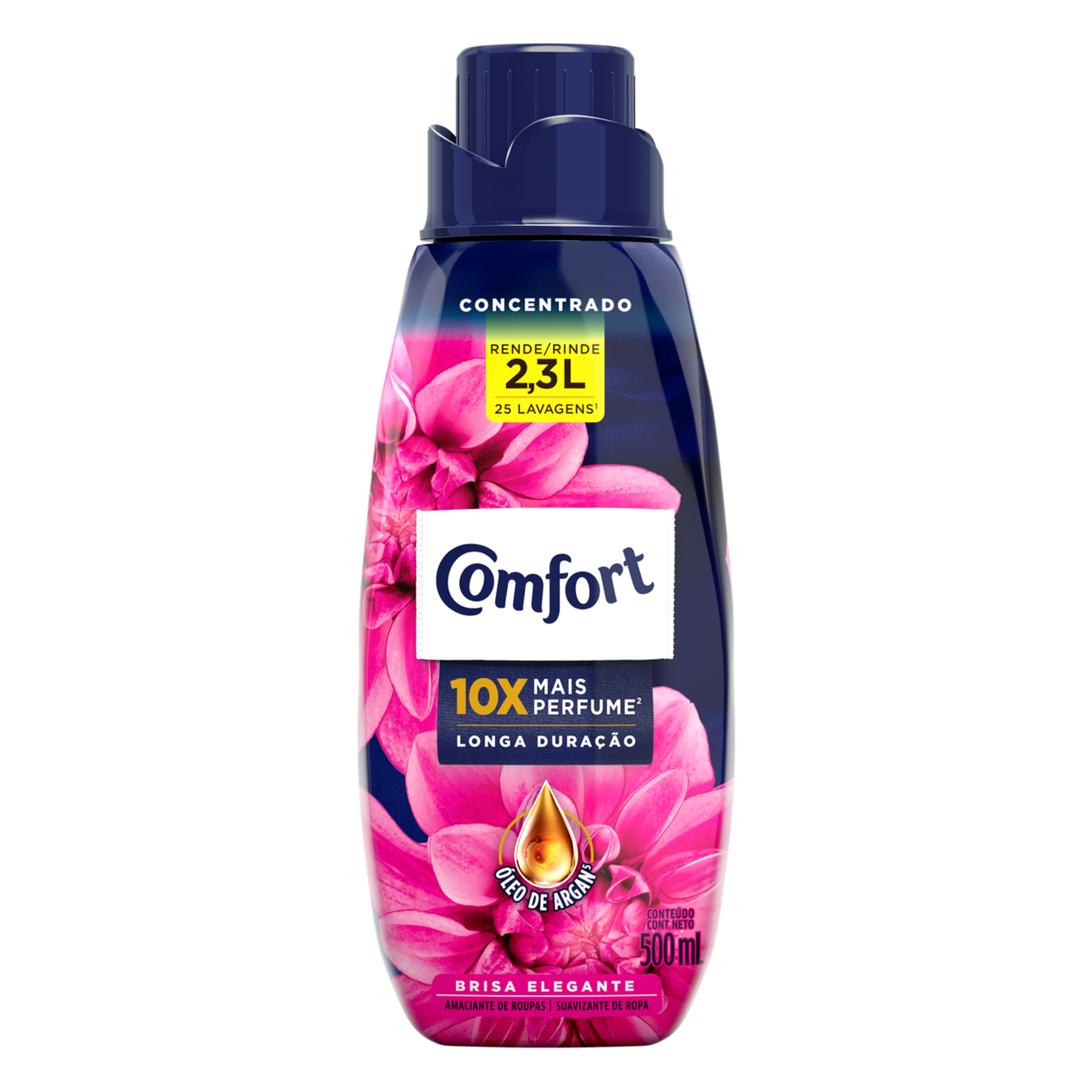 Amaciante de Roupa Concentrado Brisa Elegante Comfort Frasco 500ml