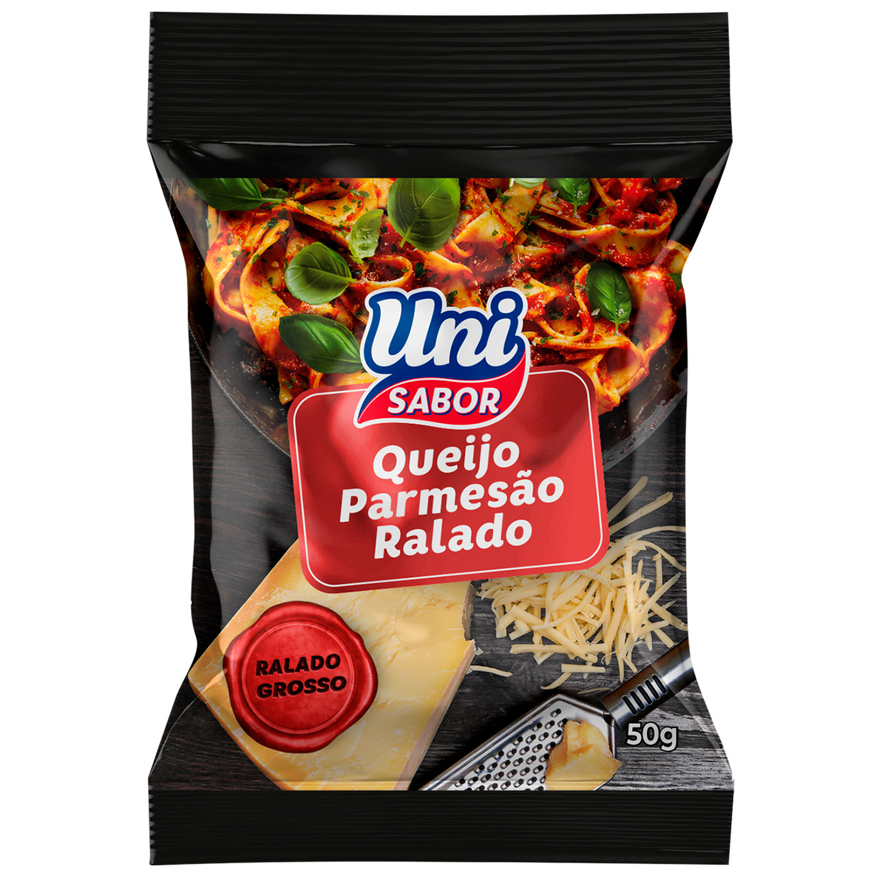 Queijo Parmesão Ralado Uni Sabor 50g