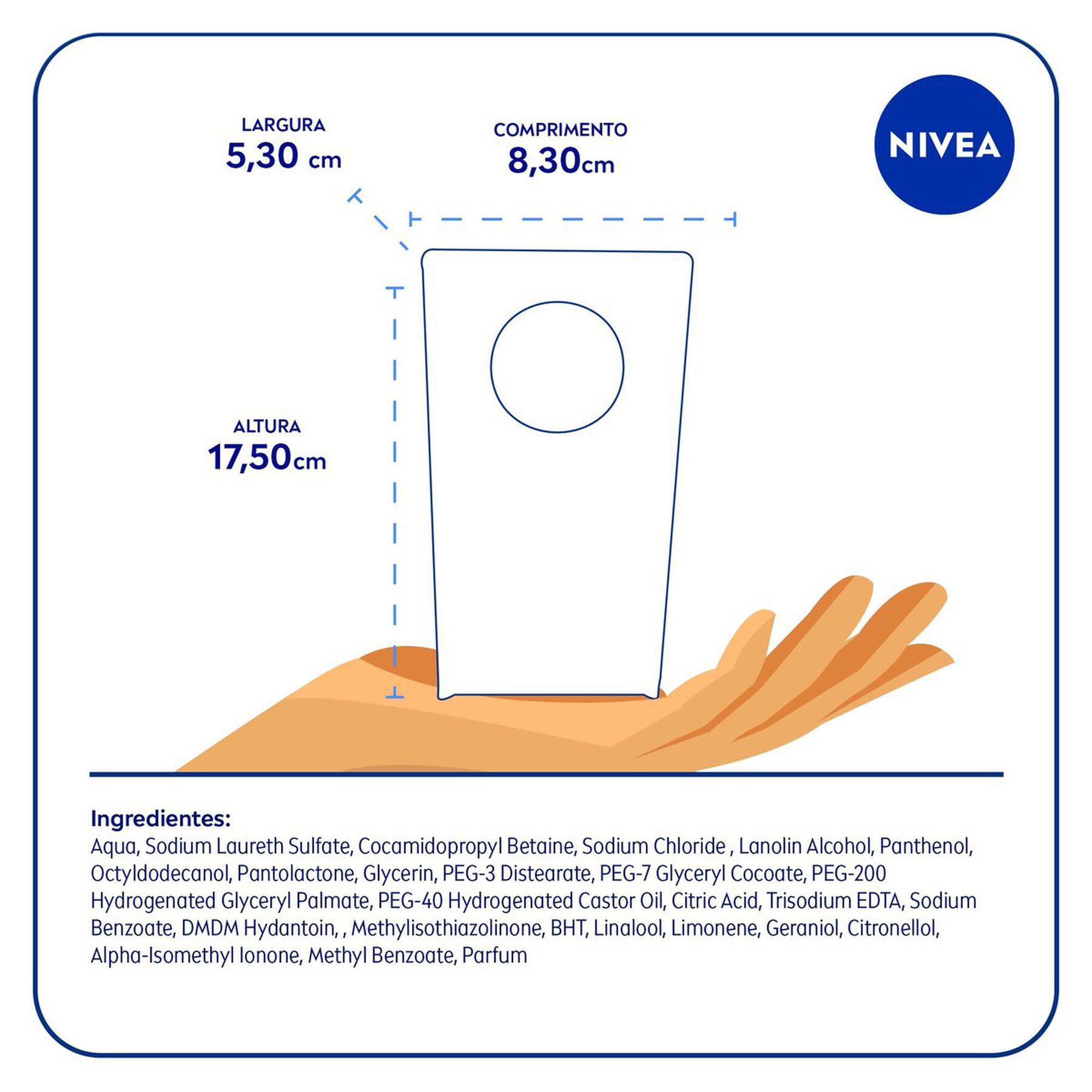 Sabonete Líquido Creme Care Nivea Sachê 200ml Refil - Embalagem Econômica