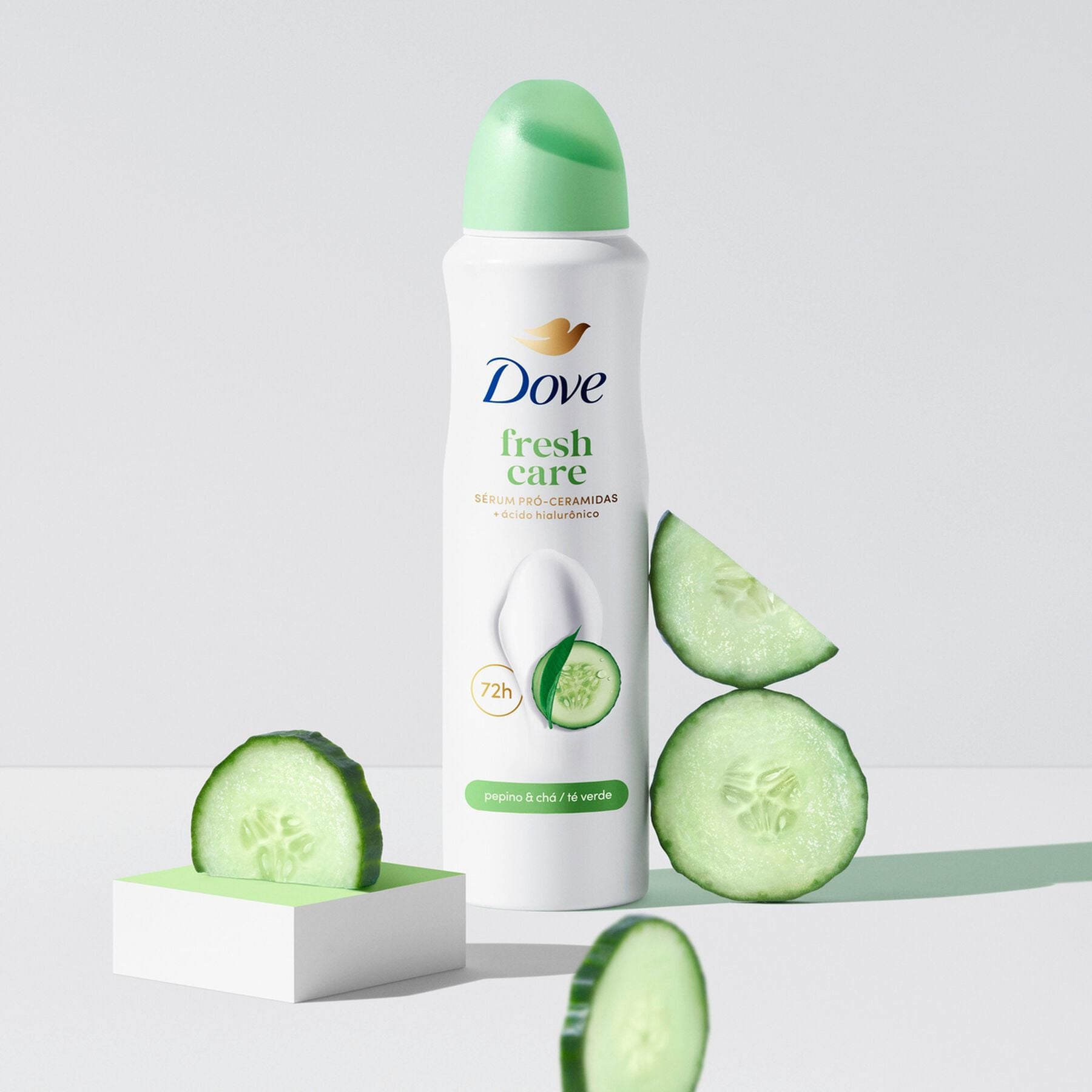 Antitranspirante Aerossol Go Fresh Pepino e Ch&aacute; Verde Dove 150ml&nbsp;