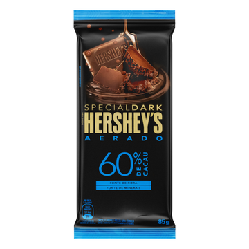 Chocolate Amargo Aerado 60% Cacau Hersheys Special Dark Pacote 85g