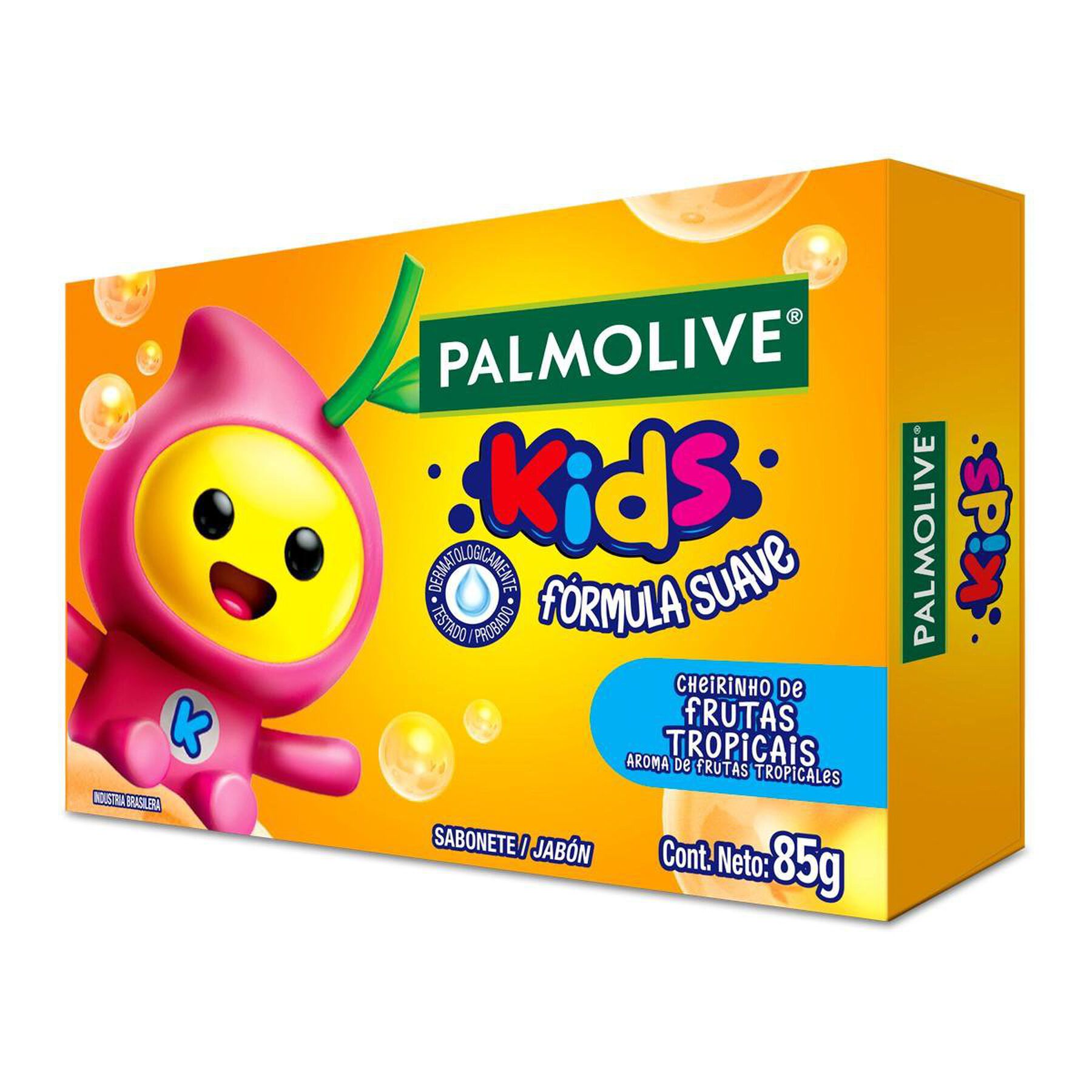 Sabonete Barra Frutas Tropicais Palmolive Kids Caixa 85g