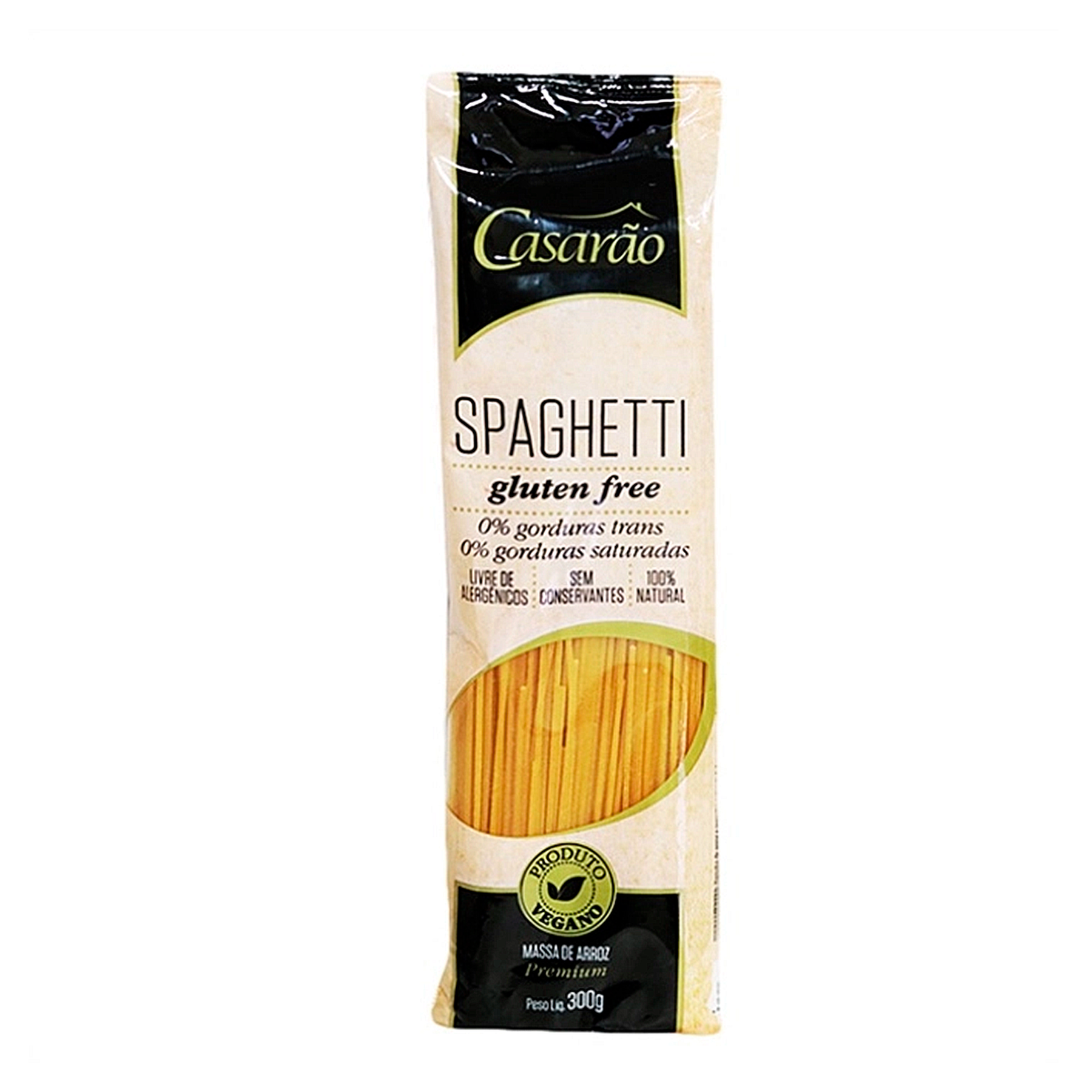 Macarrão Spaghetti sem Glúten Casarão Pacote 300g