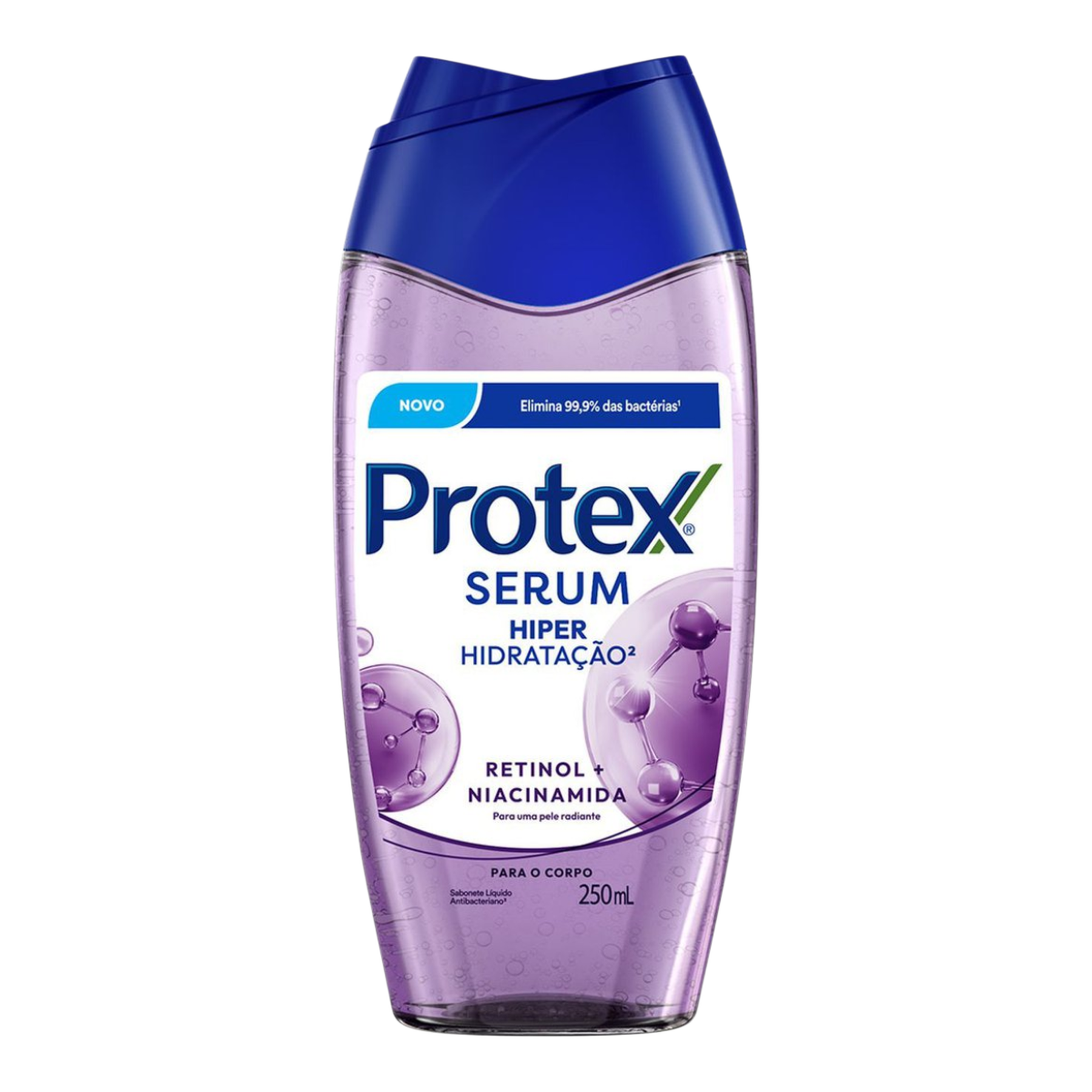Sabonete L&iacute;quido Antibacteriano Protex S&eacute;rum Hiper Hidrata&ccedil;&atilde;oFrasco 250ml
