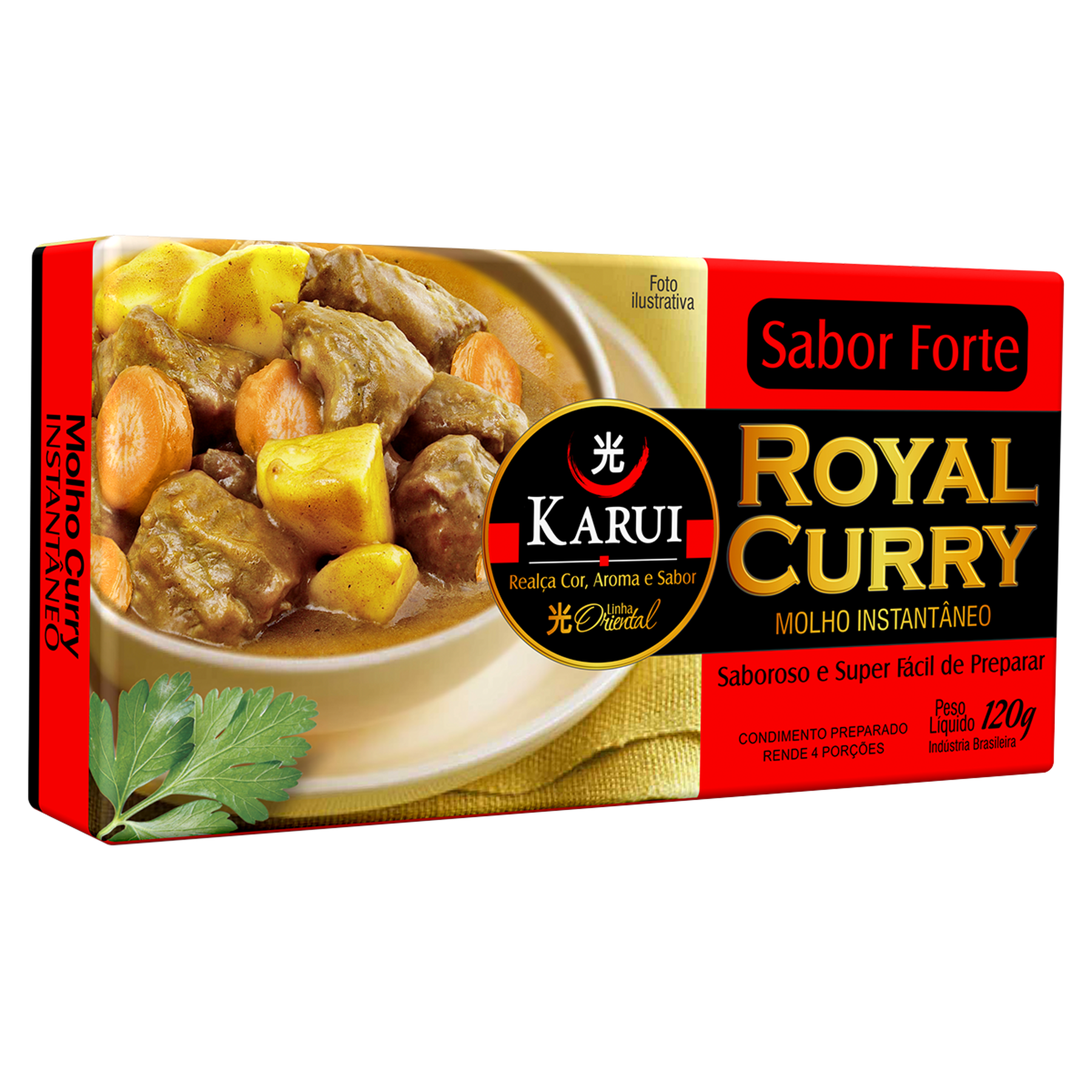 Caldo Royal Curry Forte Karui 120g