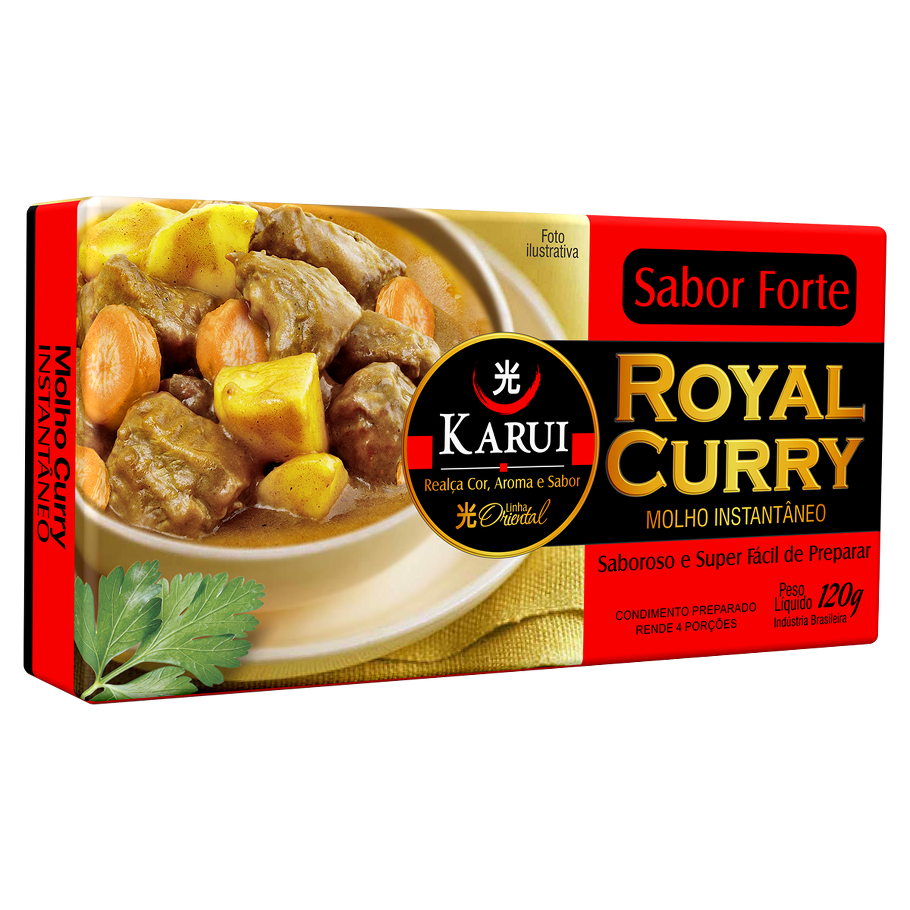 Caldo Royal Curry Forte Karui 120g