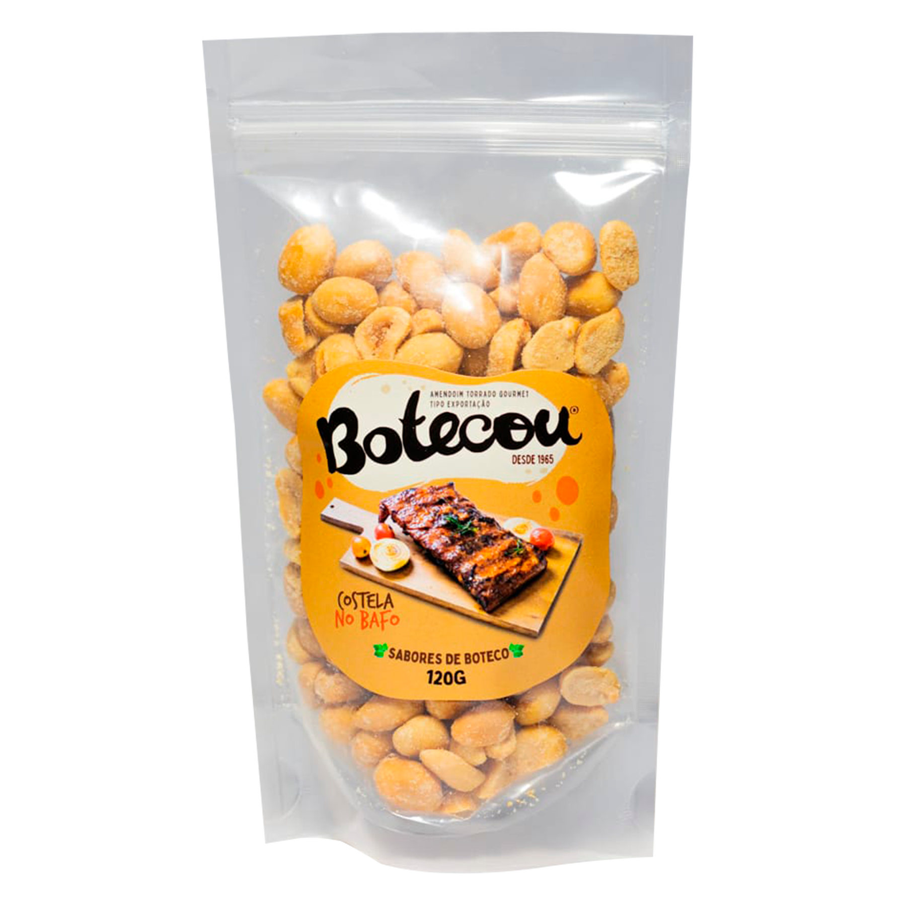 Amendoim Costela Botecou Zip Lock 120g