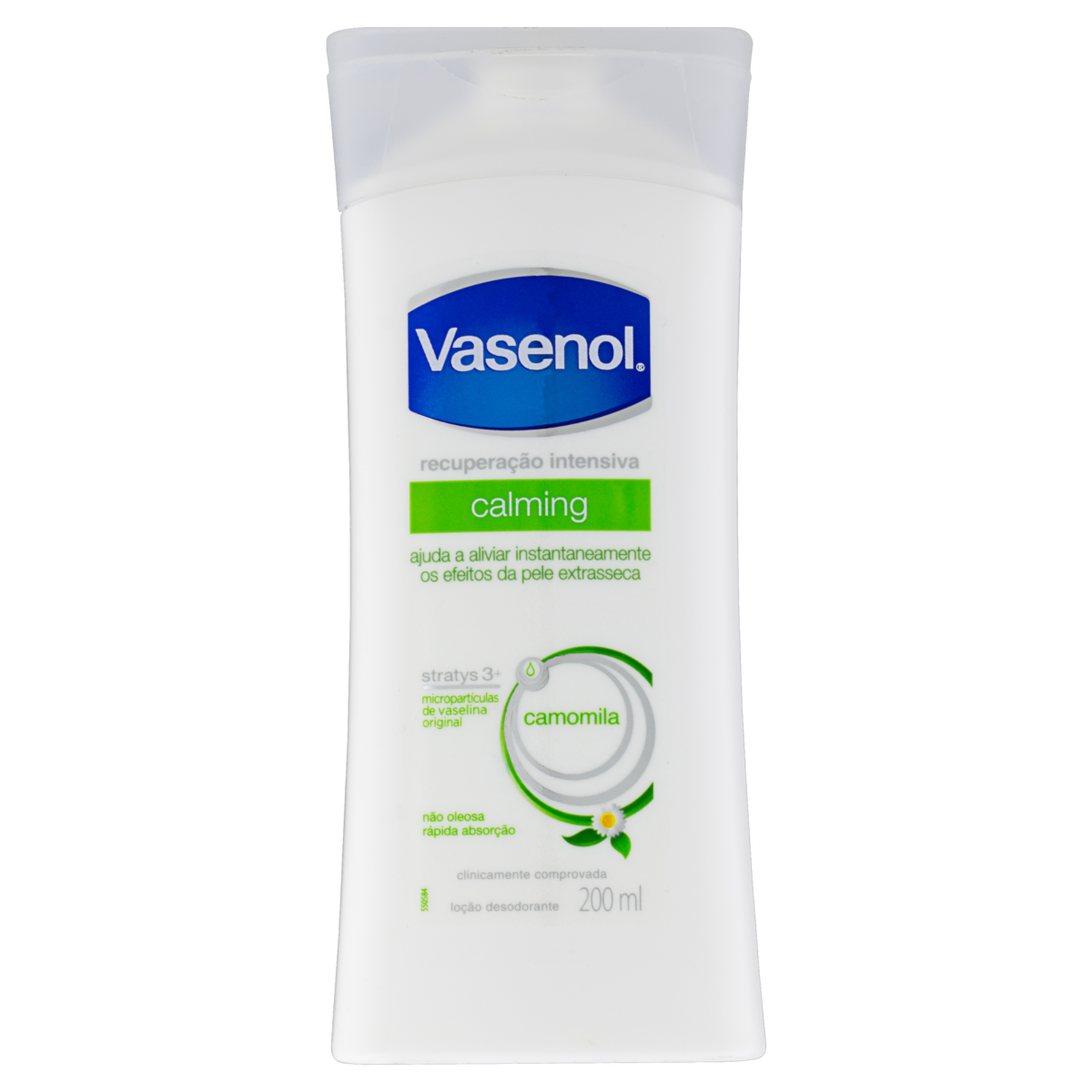 Loção Desodorante Recuperação Intensiva Calming Camomila Vasenol Frasco 200ml