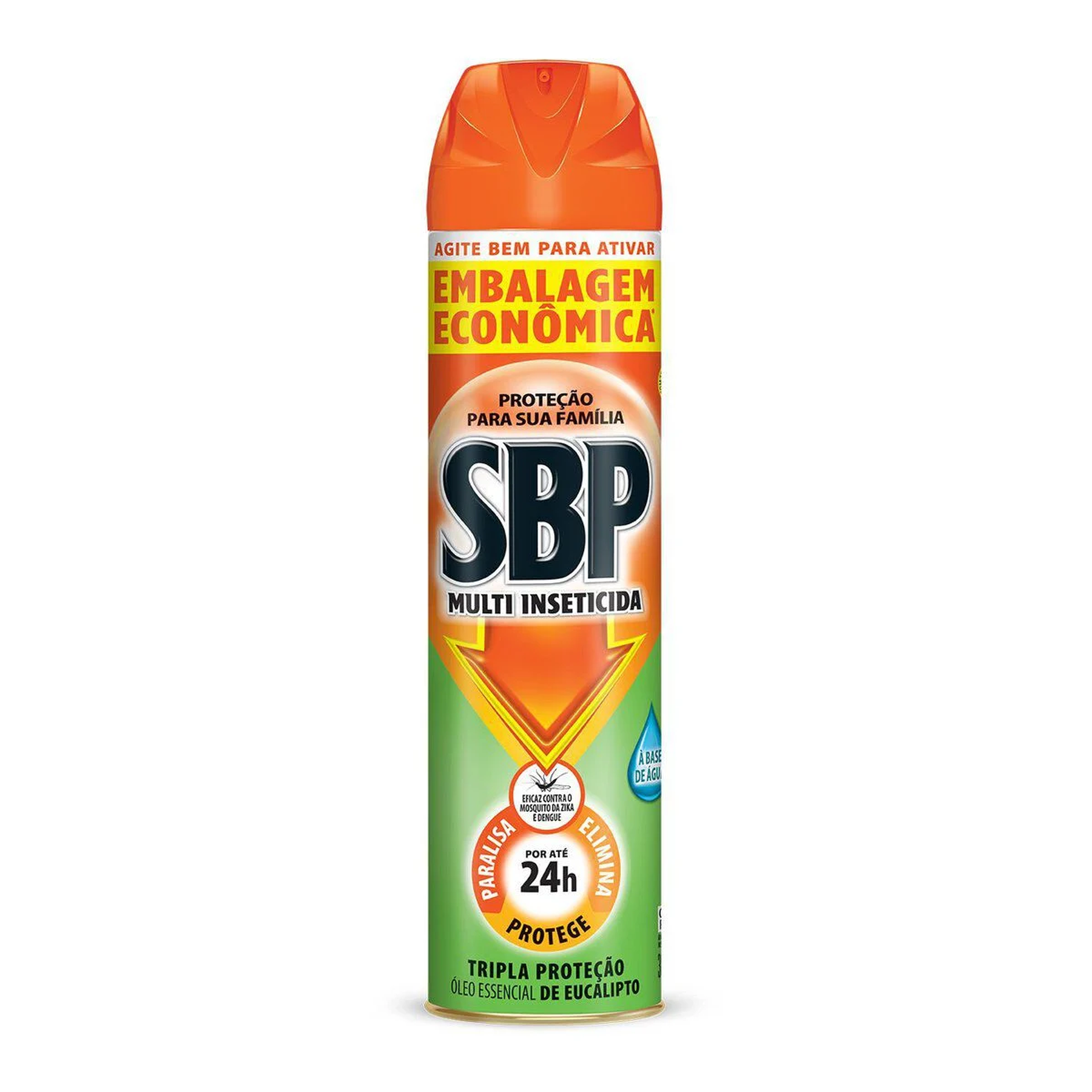 Multi-Inseticida Aerossol &Oacute;leo de Eucalipto SBP Frasco 380ml Embalagem Econ&ocirc;mica&nbsp;