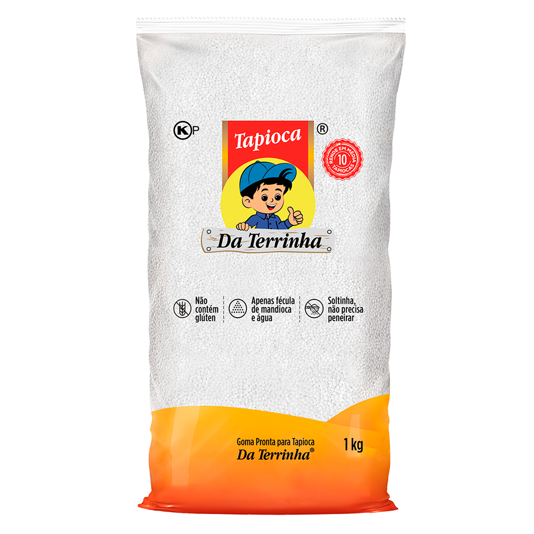 Goma Pronta para Tapioca Da Terrinha Pacote 1kg