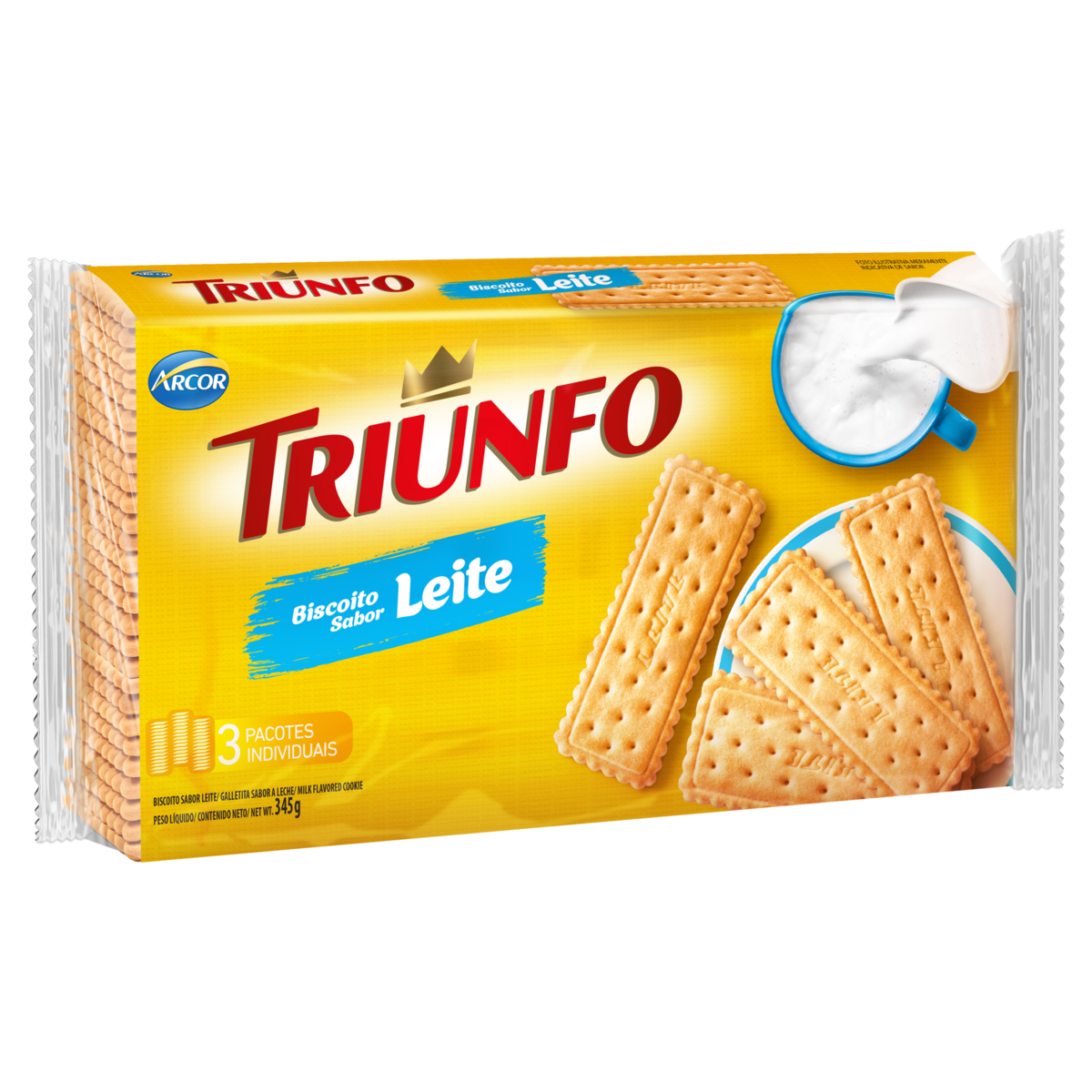 Biscoito Leite Triunfo Pacote 345g