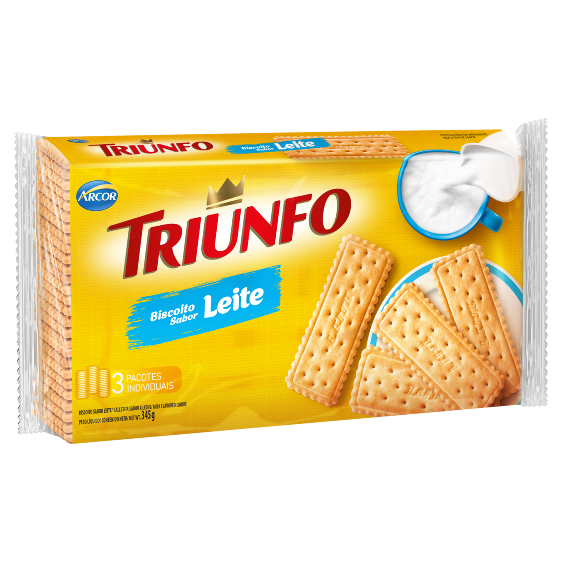 Biscoito Leite Triunfo Pacote 345g