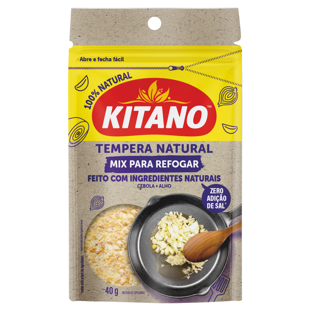 Tempero Mix para Refogar Kitano Pouch 40g