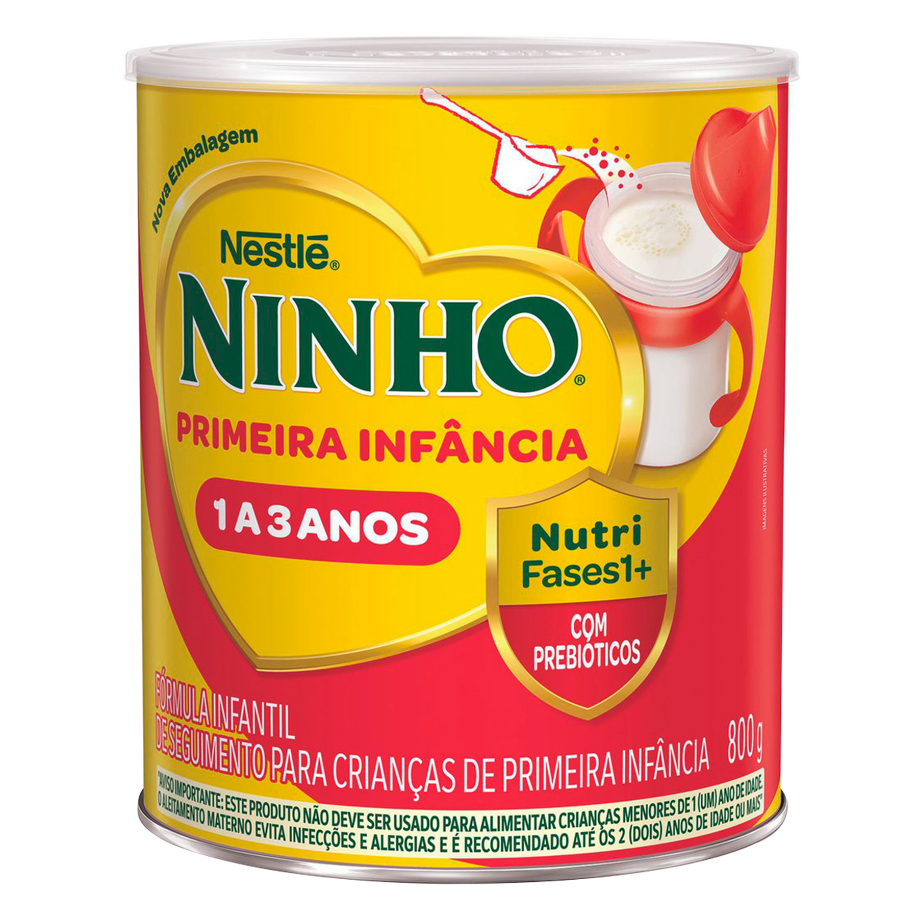 F&oacute;rmula Infantil Fases 1+ Ninho Lata 800g