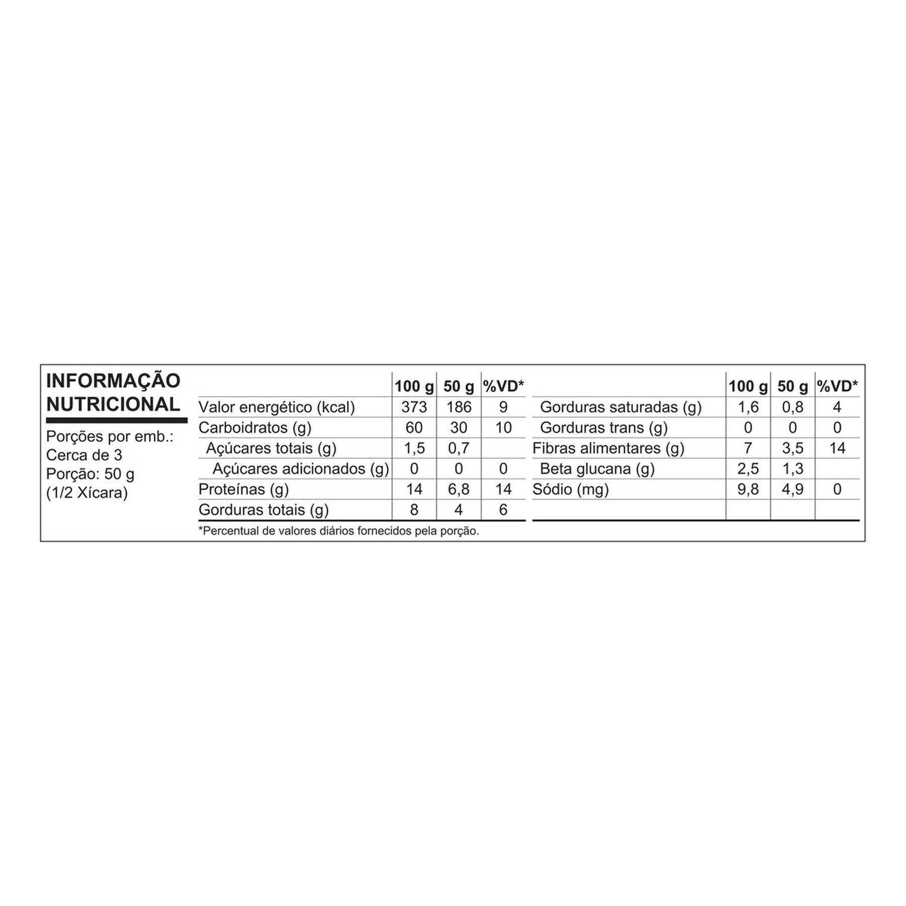 Farinha de Aveia Integral Nestl&eacute; Caixa 170g