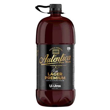 Cerveja Lager Premium Autêntica Growler 1,5l