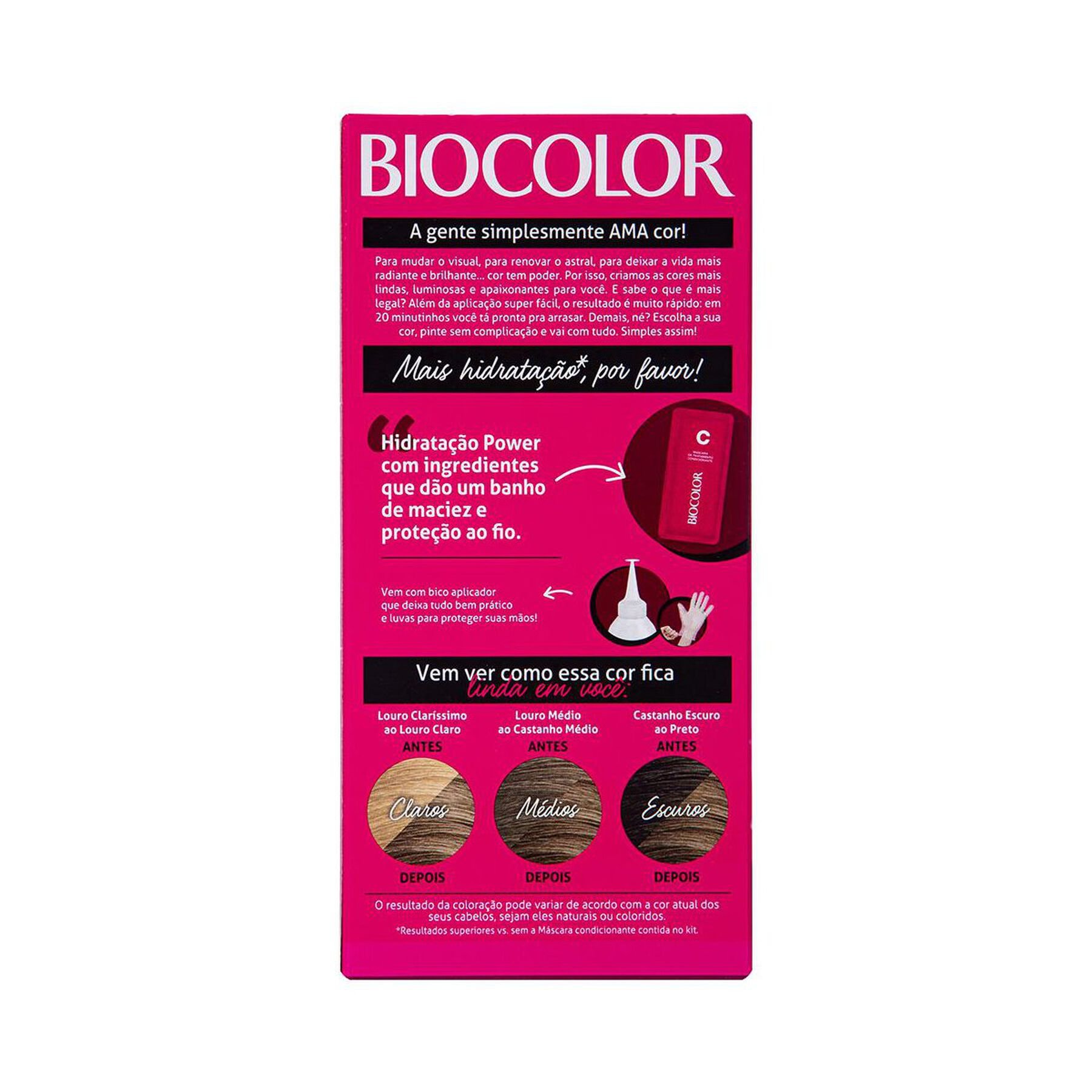Tintura para Cabelo Louro Médio 7.0 Biocolor 