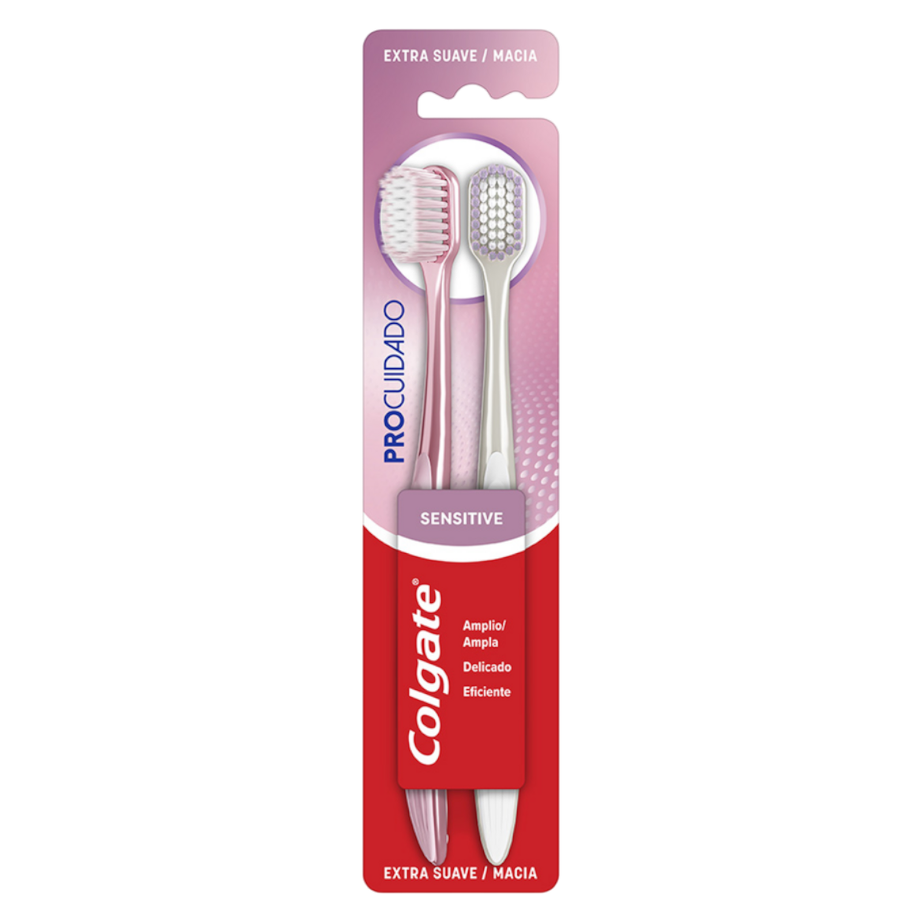 Escova Dental Extramacia Sensitive Pro Cuidado Colgate C/2 Unidades&nbsp;