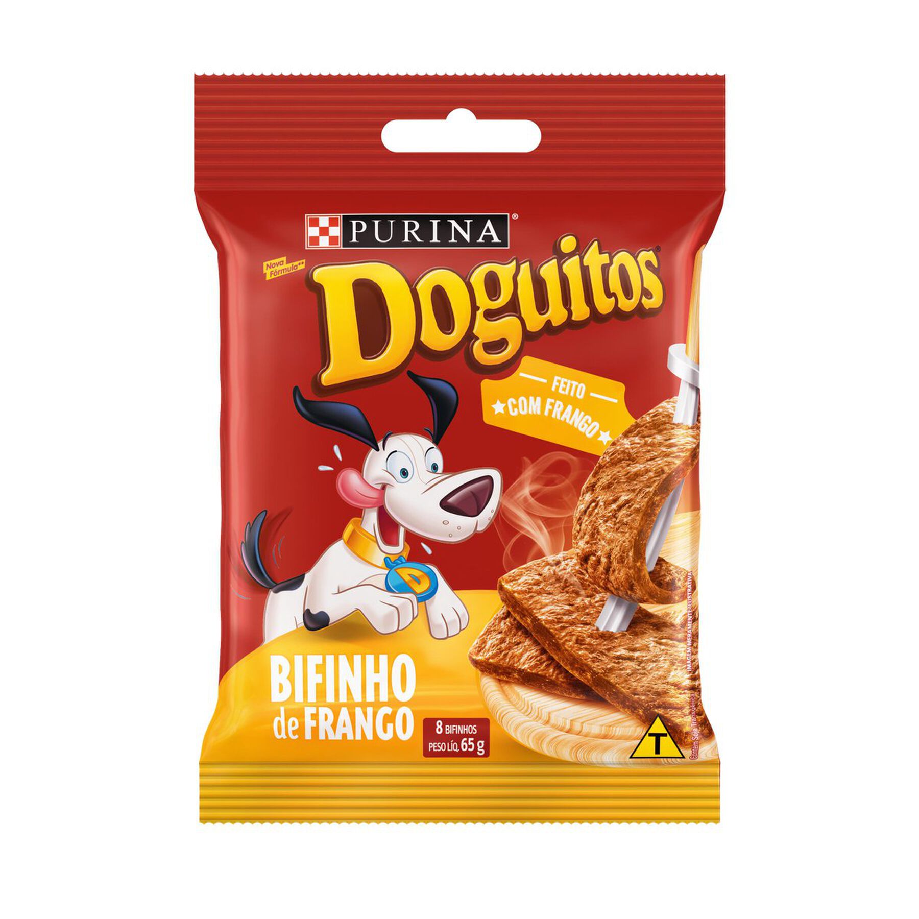 Petisco para Cães Bifinho de Frango Purina Doguitos Pacote 65g
