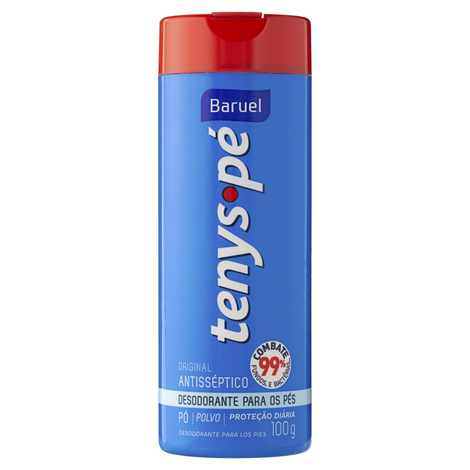 Desodorante para os Pés em Pó Original Tenys Pé Baruel Frasco 100g