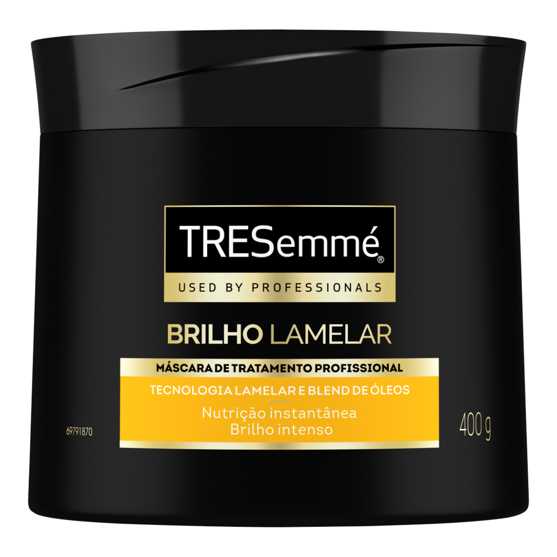 M&aacute;scara de Tratamento Profissional TRESemm&eacute; Brilho Lamelar Pote 400g