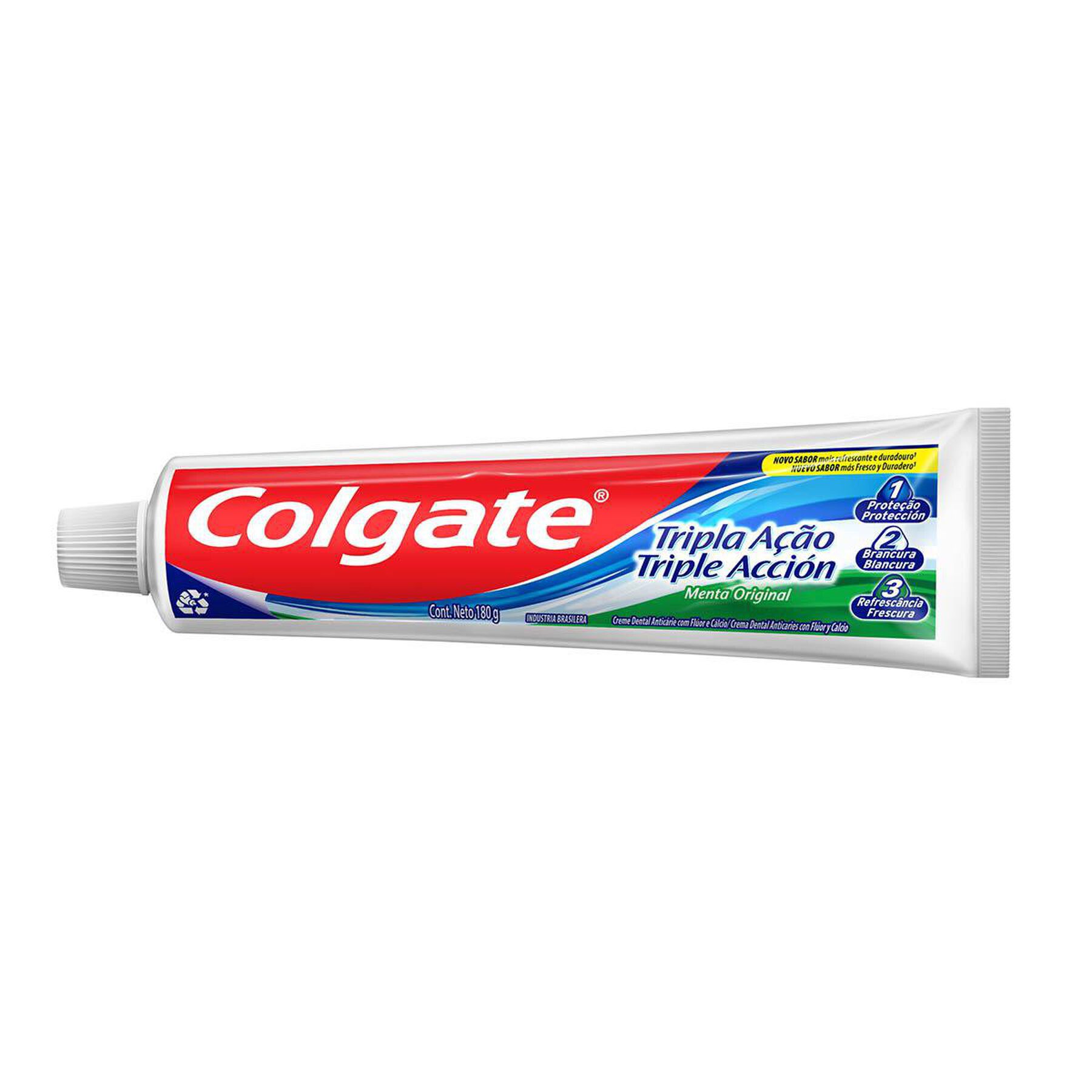 Creme Dental Menta Original Colgate Tripla Ação Caixa 180g - Embalagem Preço Especial