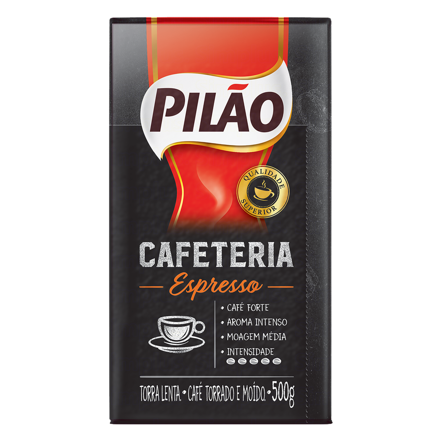 Café Torrado e Moído a Vácuo Espresso Cafeteria Pilão Pacote 500g
