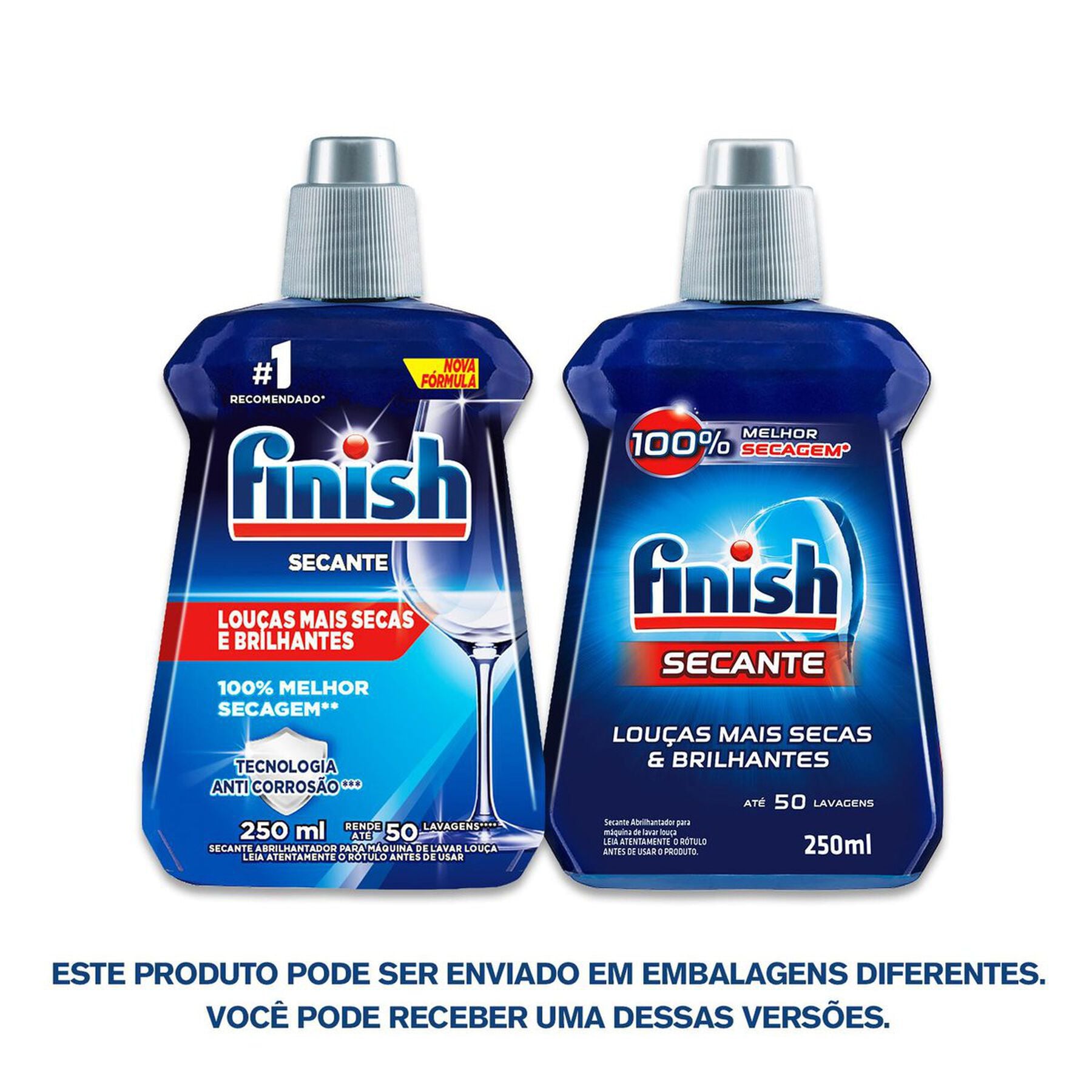 Secante Abrilhantador para M&aacute;quina de Lavar Lou&ccedil;as Finish Frasco 250ml