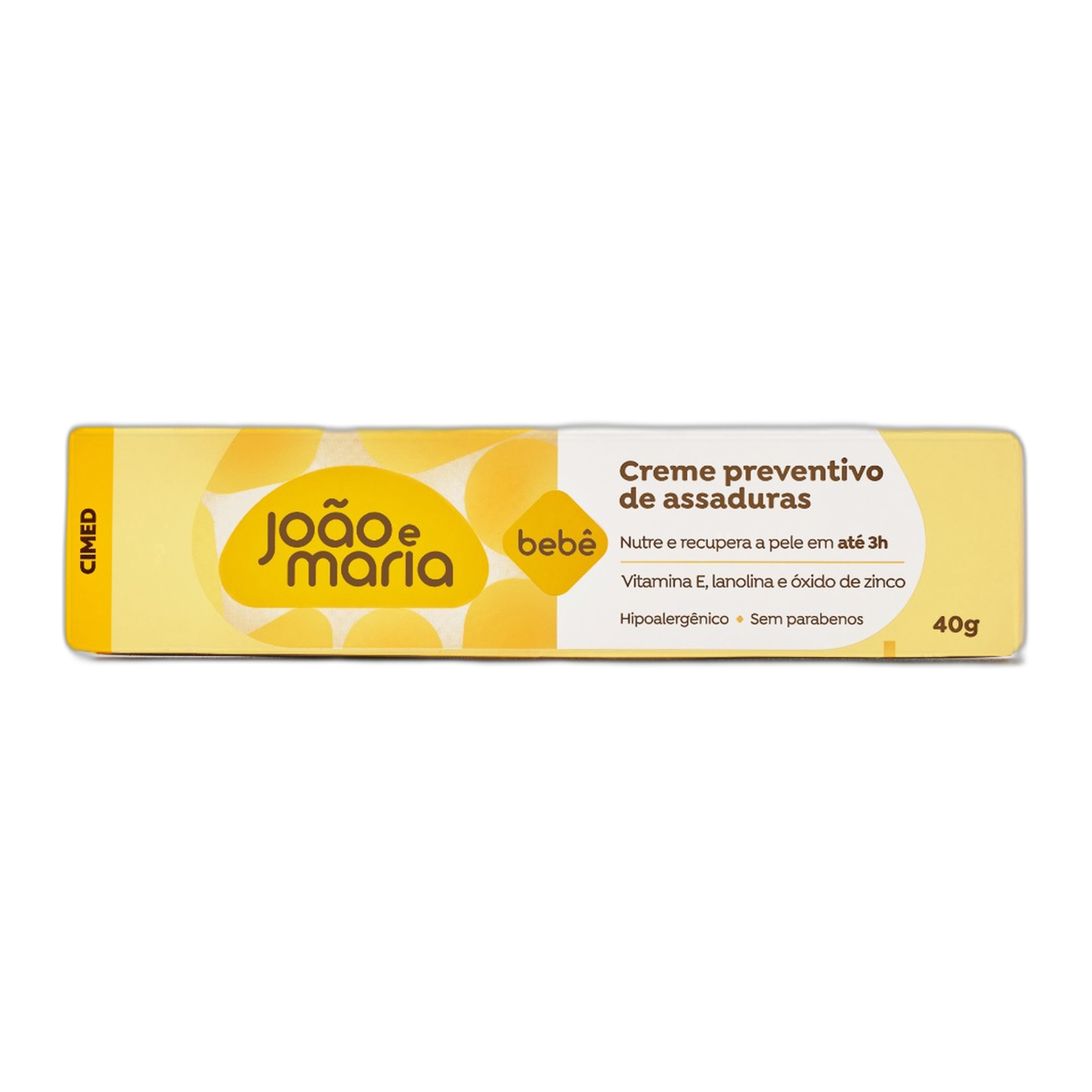Creme Preventivo de Assaduras Jo&atilde;o e Maria Caixa 40g