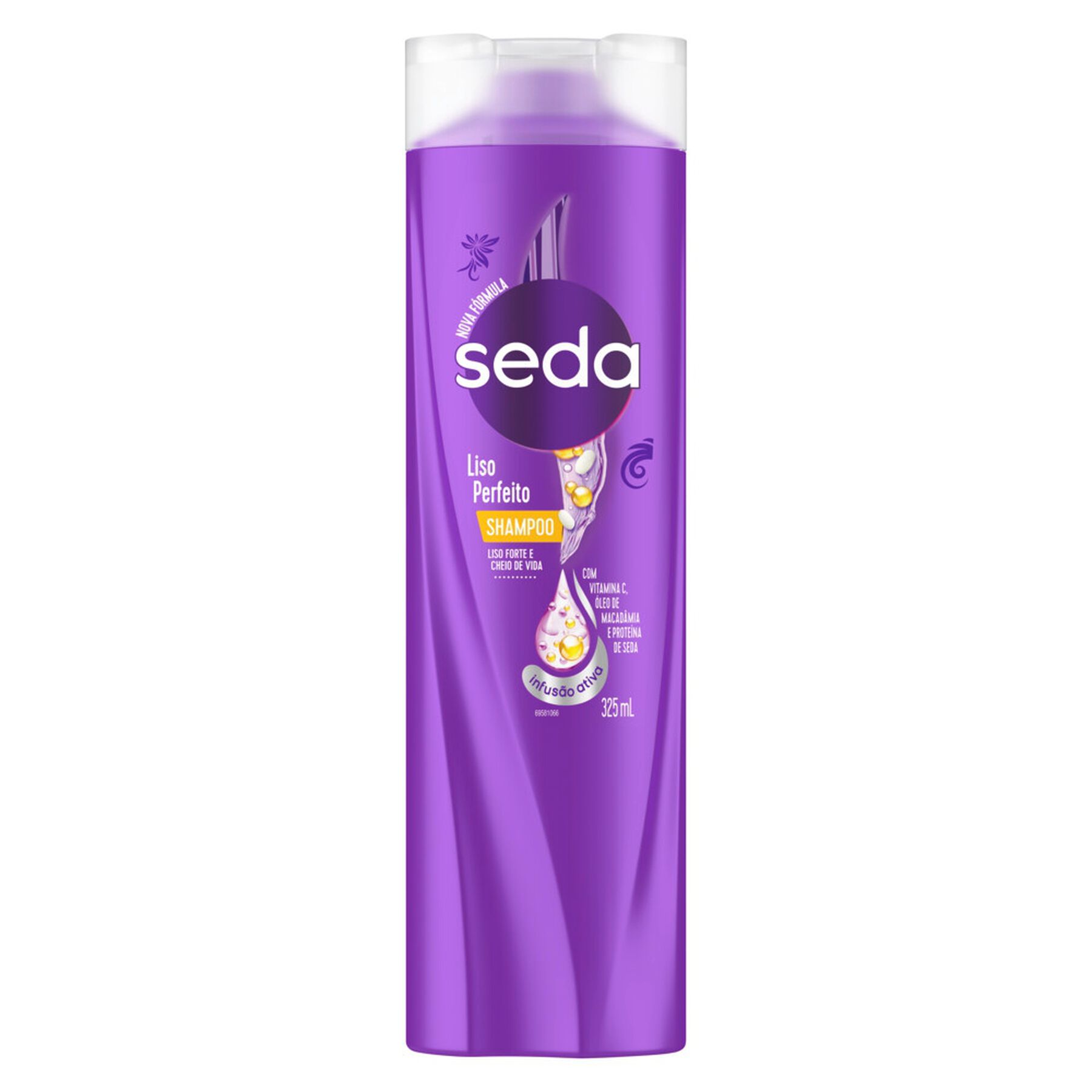 Shampoo Liso Perfeito Seda Frasco 325ml