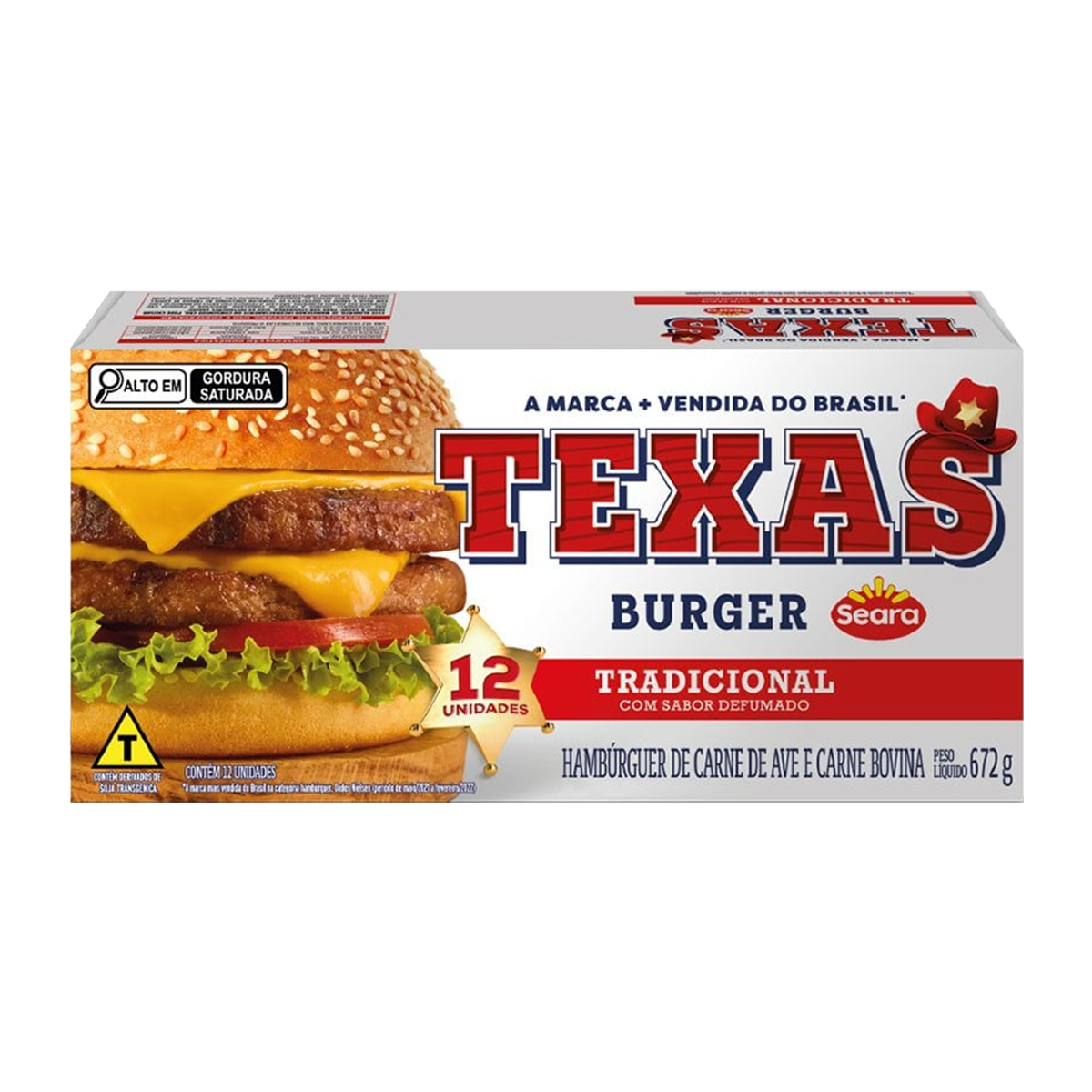 Hamb&uacute;rguer Texas Burger 672g