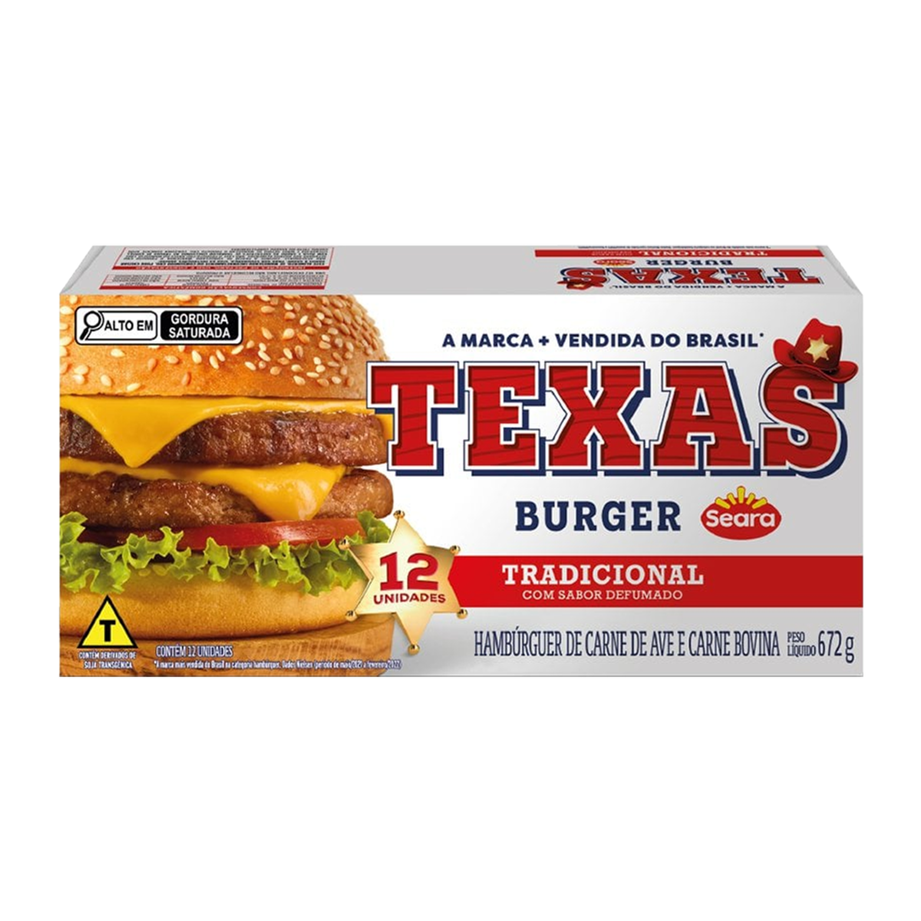 Hambúrguer Texas Burger 672g