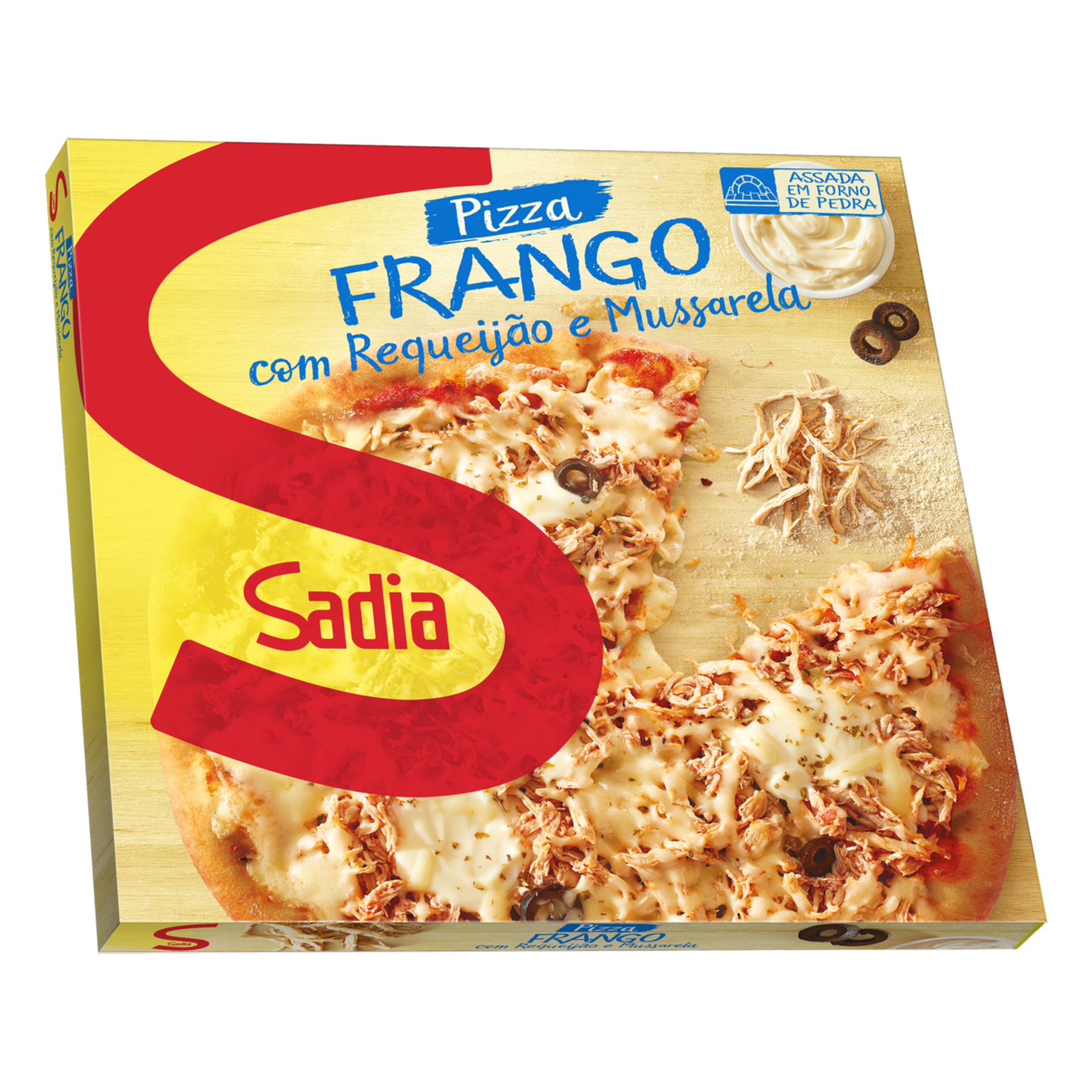 Pizza Frango com Requeijão e Mussarela Sadia Caixa 460g