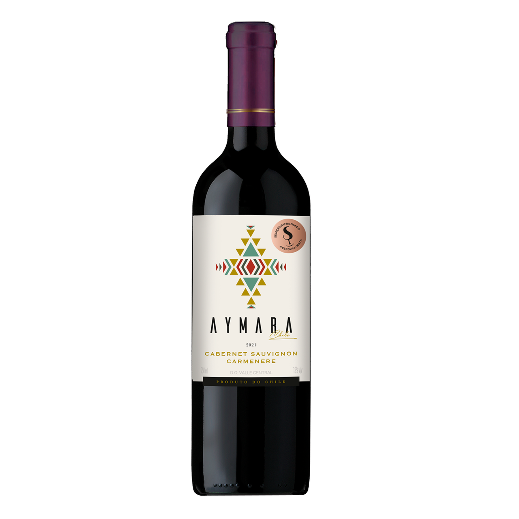 Vinho Tinto Cabernet Sauvignon Carmenere Aymara Garrafa 750ml