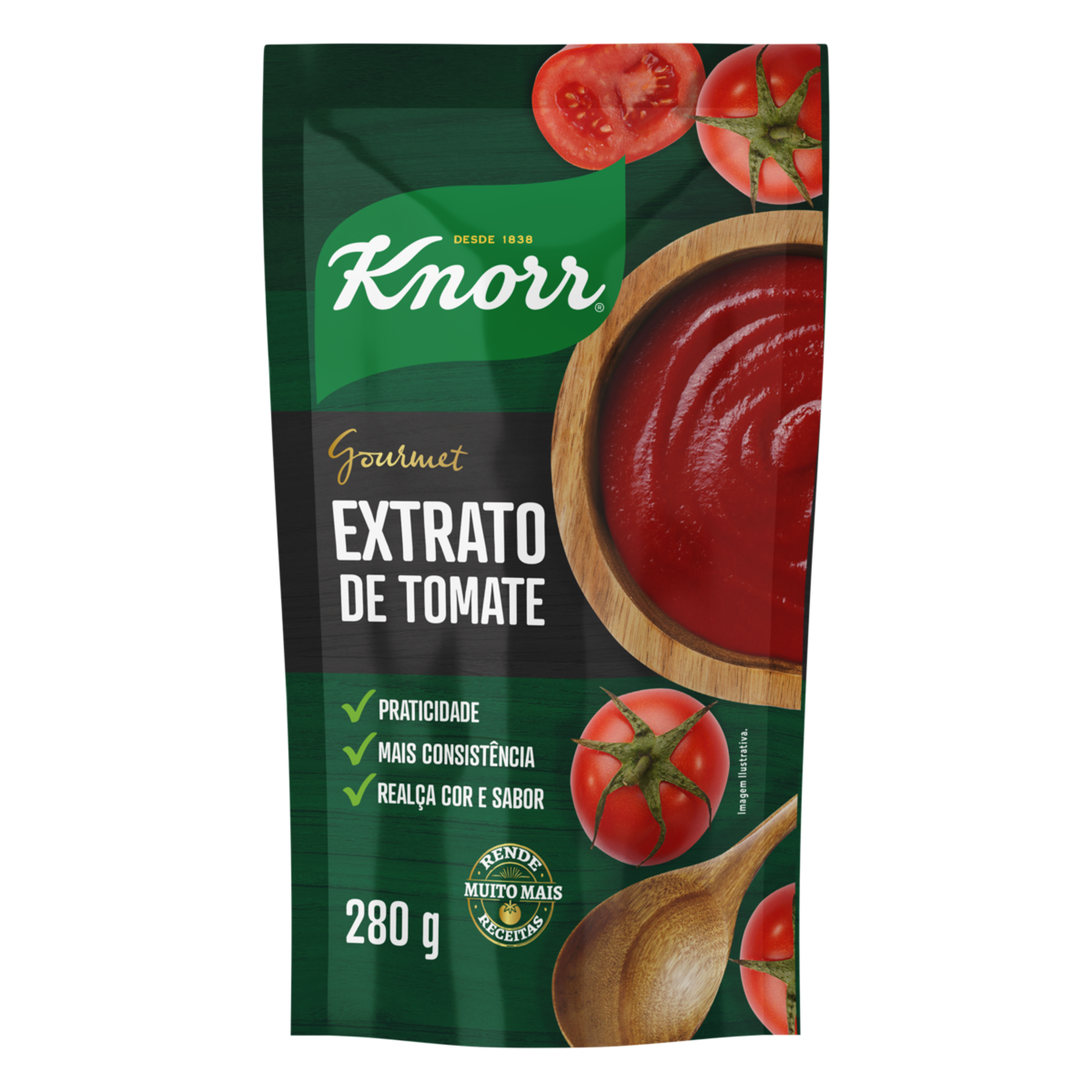 Extrato de Tomate Knorr Gourmet Sachê 280g