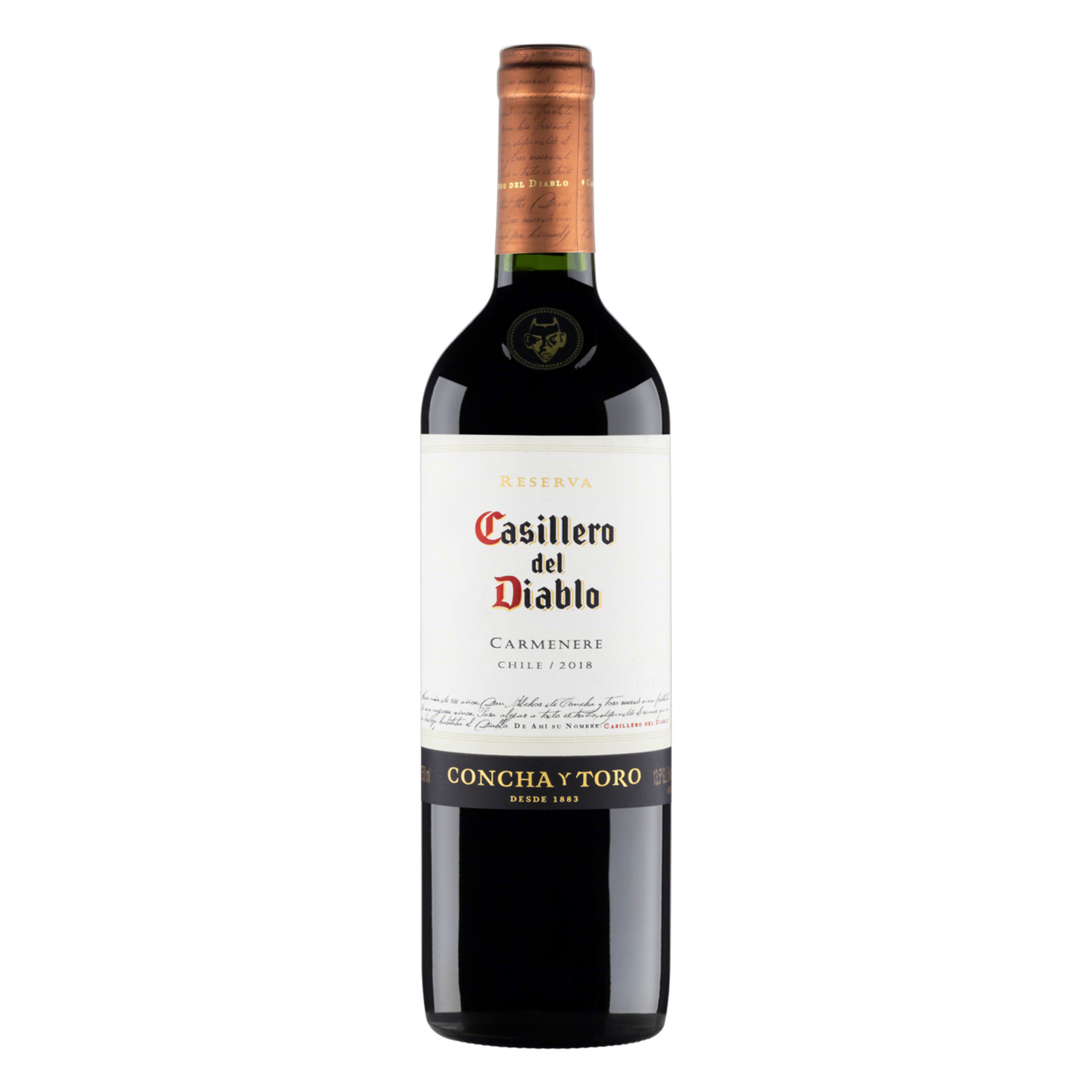 Vinho Tinto Carménère Reserva Casillero del Diablo Garrafa 750ml