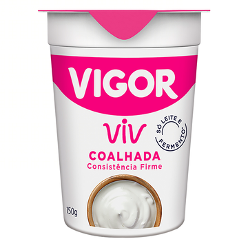 Iogurte Viv Coalhada Consistência Firme Vigor Copo 150g