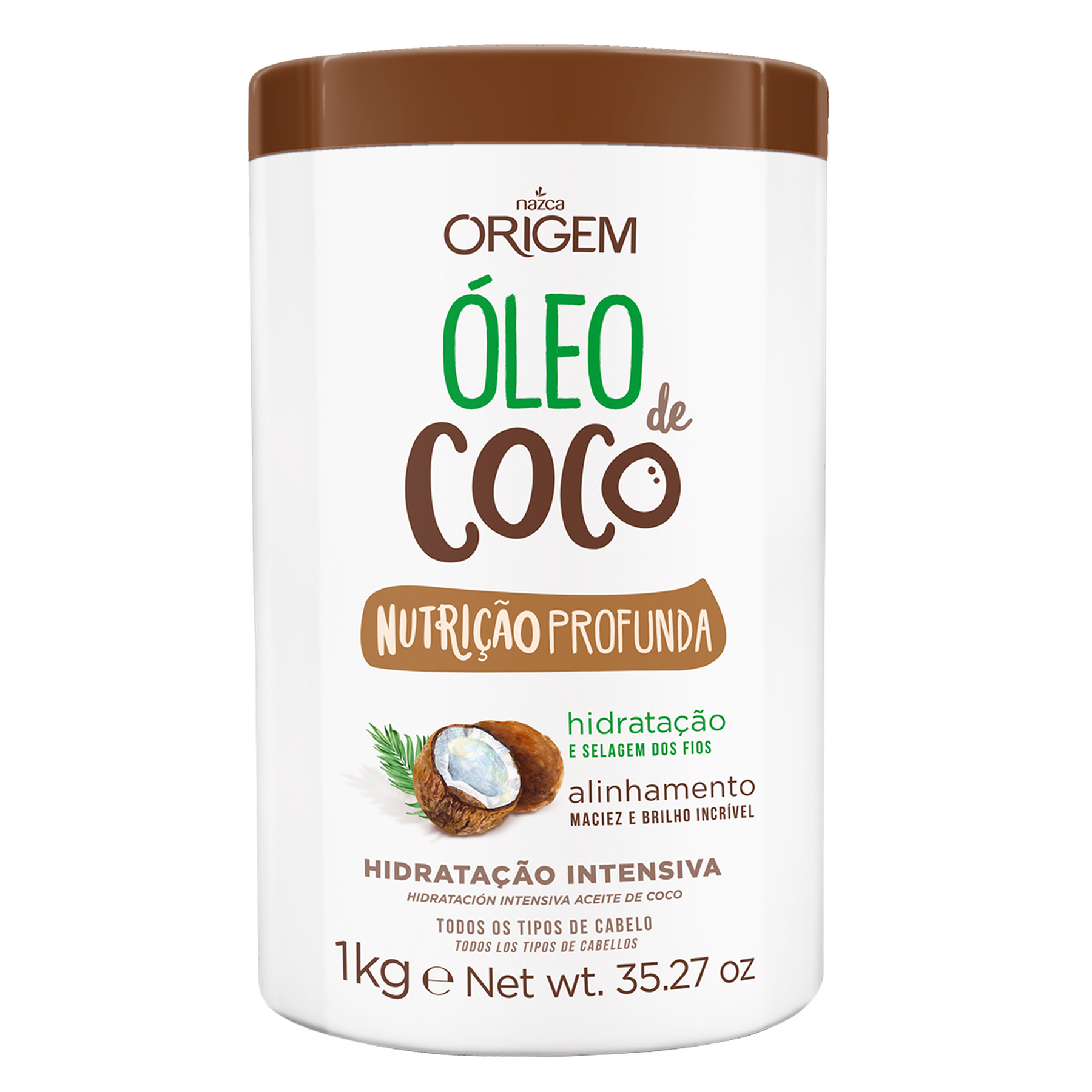 Creme Hidratante Nazca Origem &Oacute;leo Coco 1kg