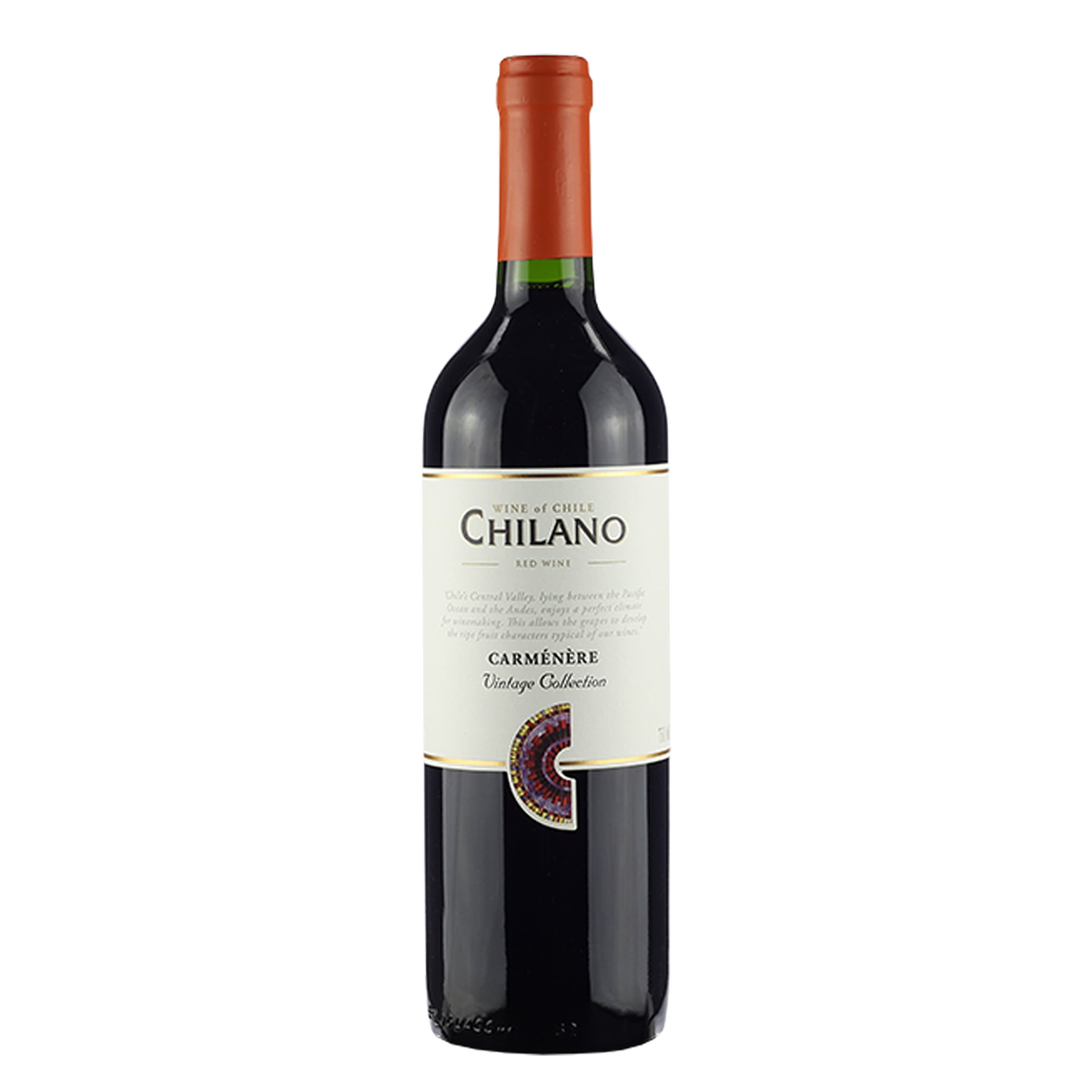 Vinho Tinto Carm&eacute;n&egrave;re Chilano Garrafa 750ml