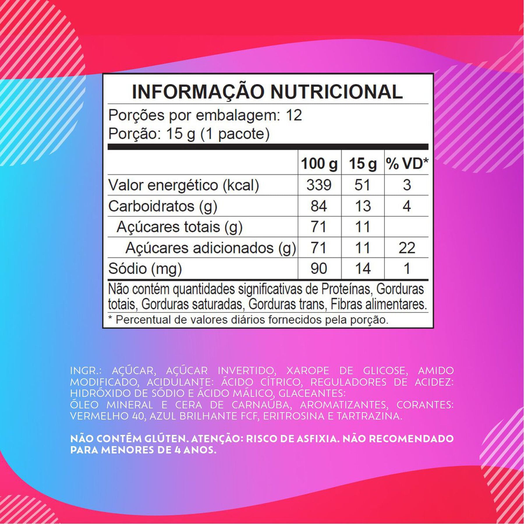 Bala Sortida Gatos Bubbaloo Pacote 15g